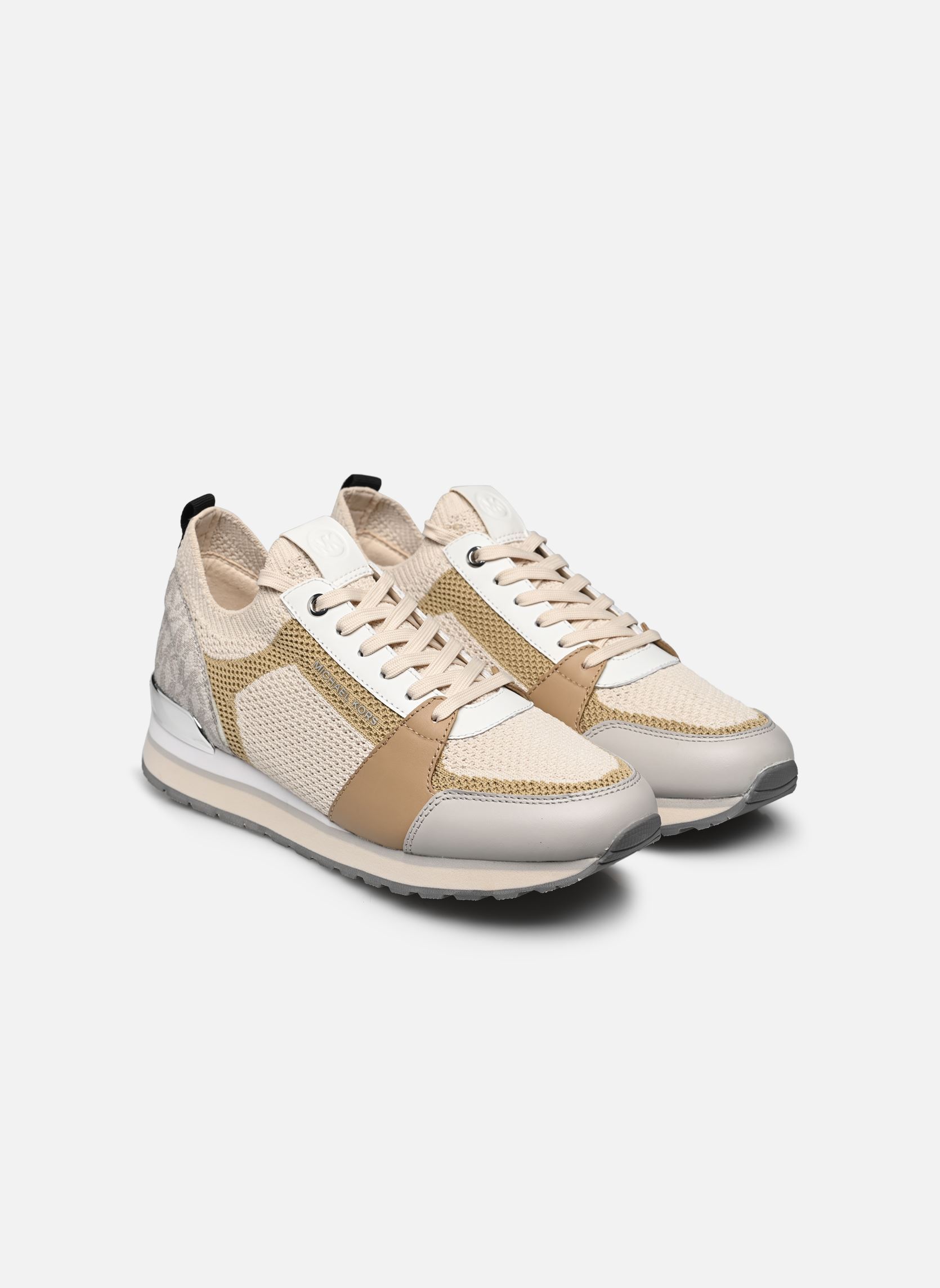 Baskets basses Billie Knit Trainer femme marron Michael Michael Kors Baskets basses Billie Knit Trainer femme marron Camel multi