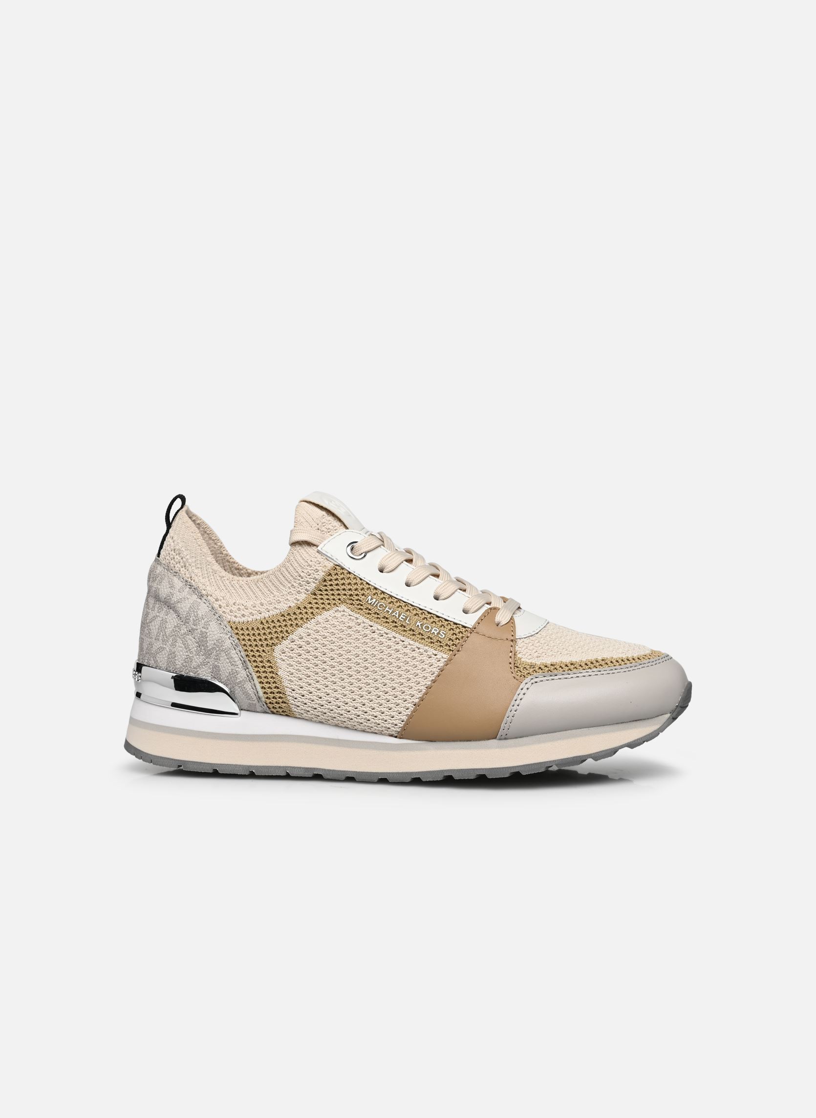 Baskets basses Billie Knit Trainer femme marron Michael Michael Kors Baskets basses Billie Knit Trainer femme marron Camel multi