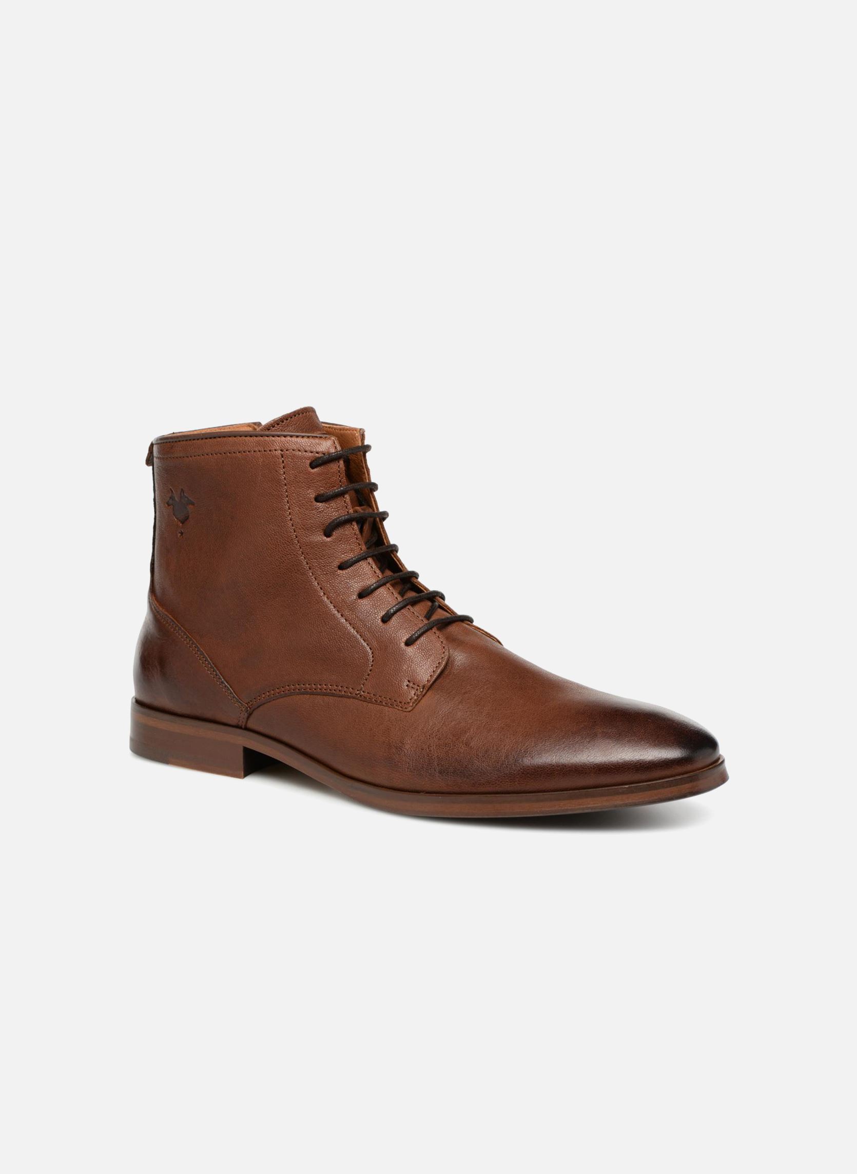Bottines à lacets NICHE1 homme marron Kost Bottines à lacets NICHE1 homme marron COGNAC