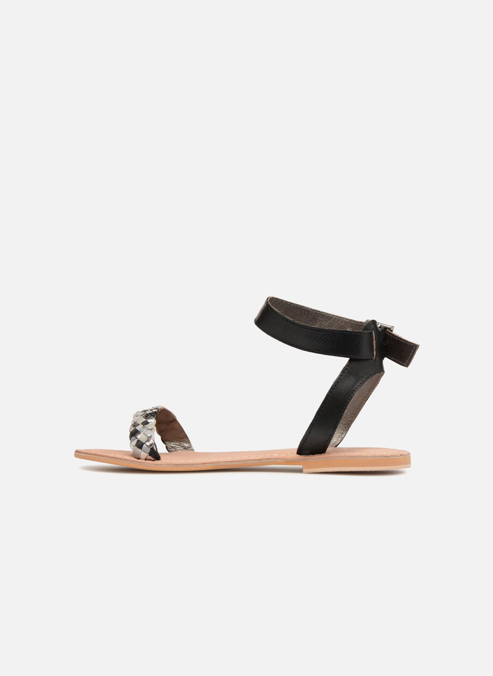 Sandalen MAEDANE damen schwarz Initiale Paris Sandalen MAEDANE damen schwarz NOIR/MULTI