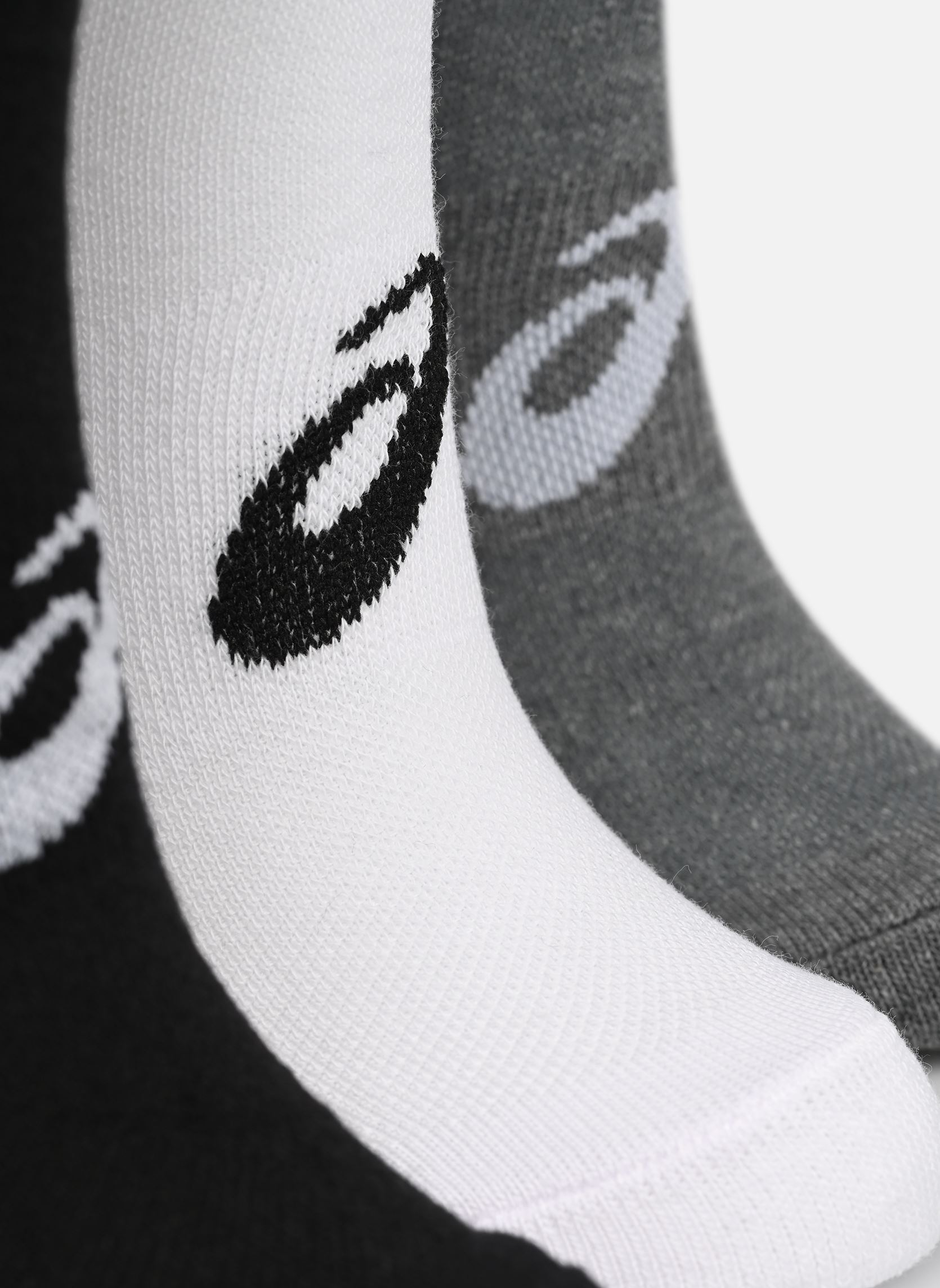 Chaussettes 3PPK QUARTER SOCK noir Asics Chaussettes 3PPK QUARTER SOCK noir MULTI