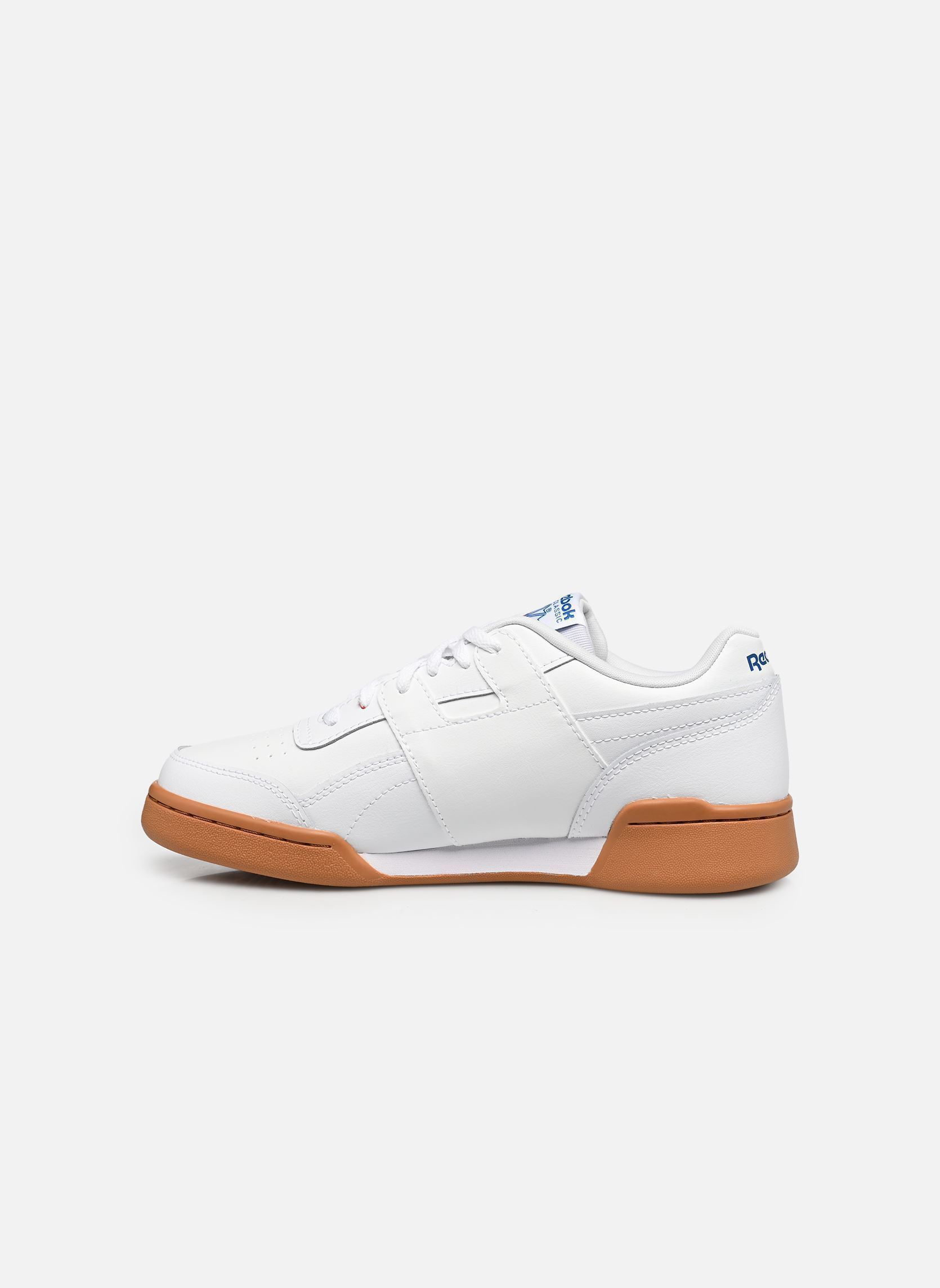 Niedrige Sneaker Workout Plus J weiß Reebok Niedrige Sneaker Workout Plus J weiß FTWRWHITE/VECTORBLUE/VECTORRED