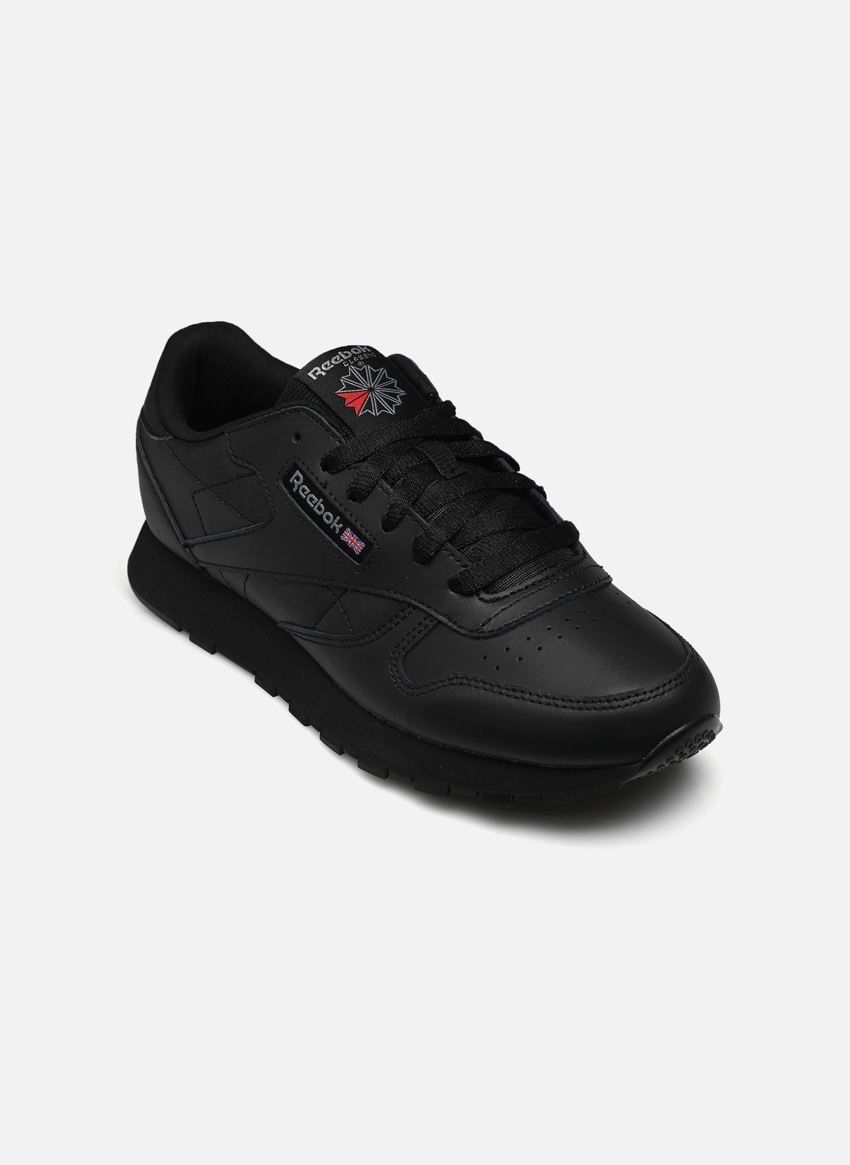 Niedrige Sneaker Classic Leather J schwarz Reebok Niedrige Sneaker Classic Leather J schwarz CBLACK/CBLACK/CBLACK