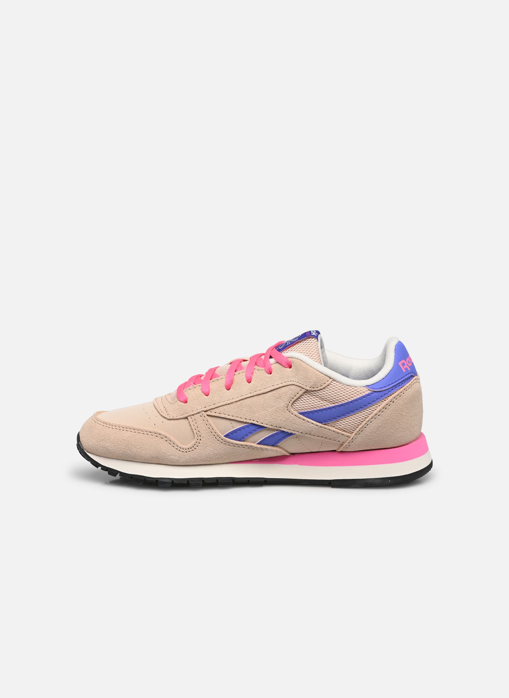 Baskets basses Classic Leather J fille multicolore Reebok Baskets basses Classic Leather J fille multicolore TAPIOCA/ATOMICPINK/SOLARPURPLE