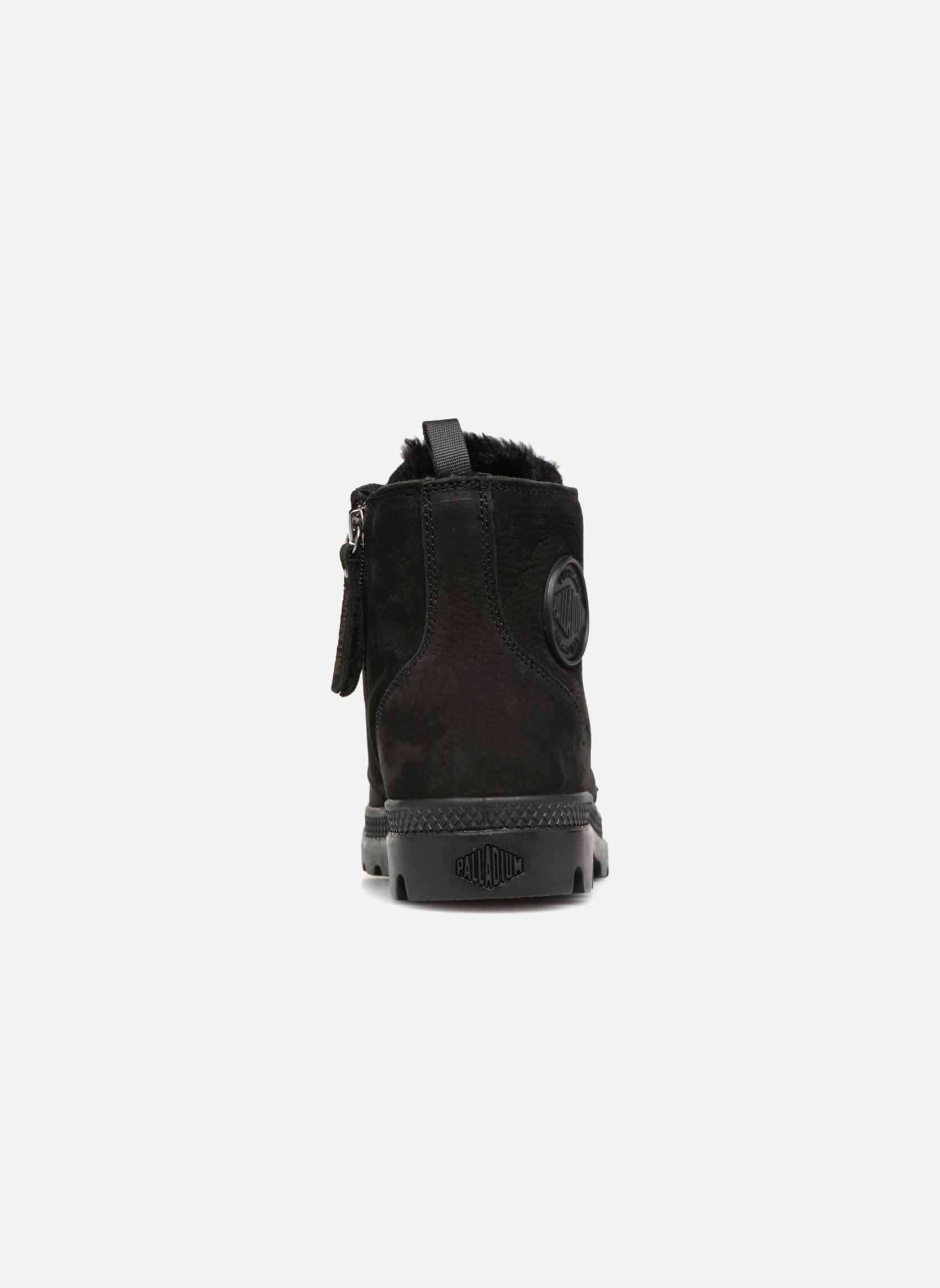 Geschnürte Stiefeletten PAMPA HI ZIP WOOL W damen schwarz Palladium Geschnürte Stiefeletten PAMPA HI ZIP WOOL W damen schwarz BLACK BLACK