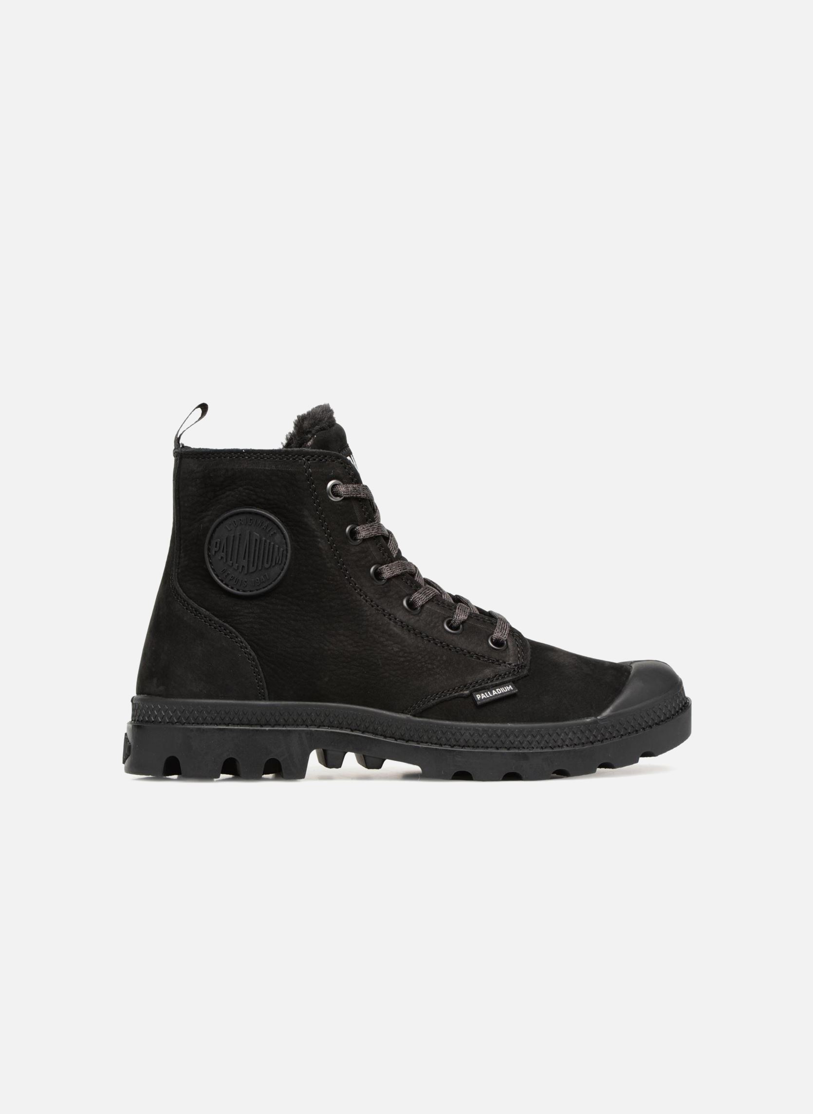 Geschnürte Stiefeletten PAMPA HI ZIP WOOL W damen schwarz Palladium Geschnürte Stiefeletten PAMPA HI ZIP WOOL W damen schwarz BLACK BLACK