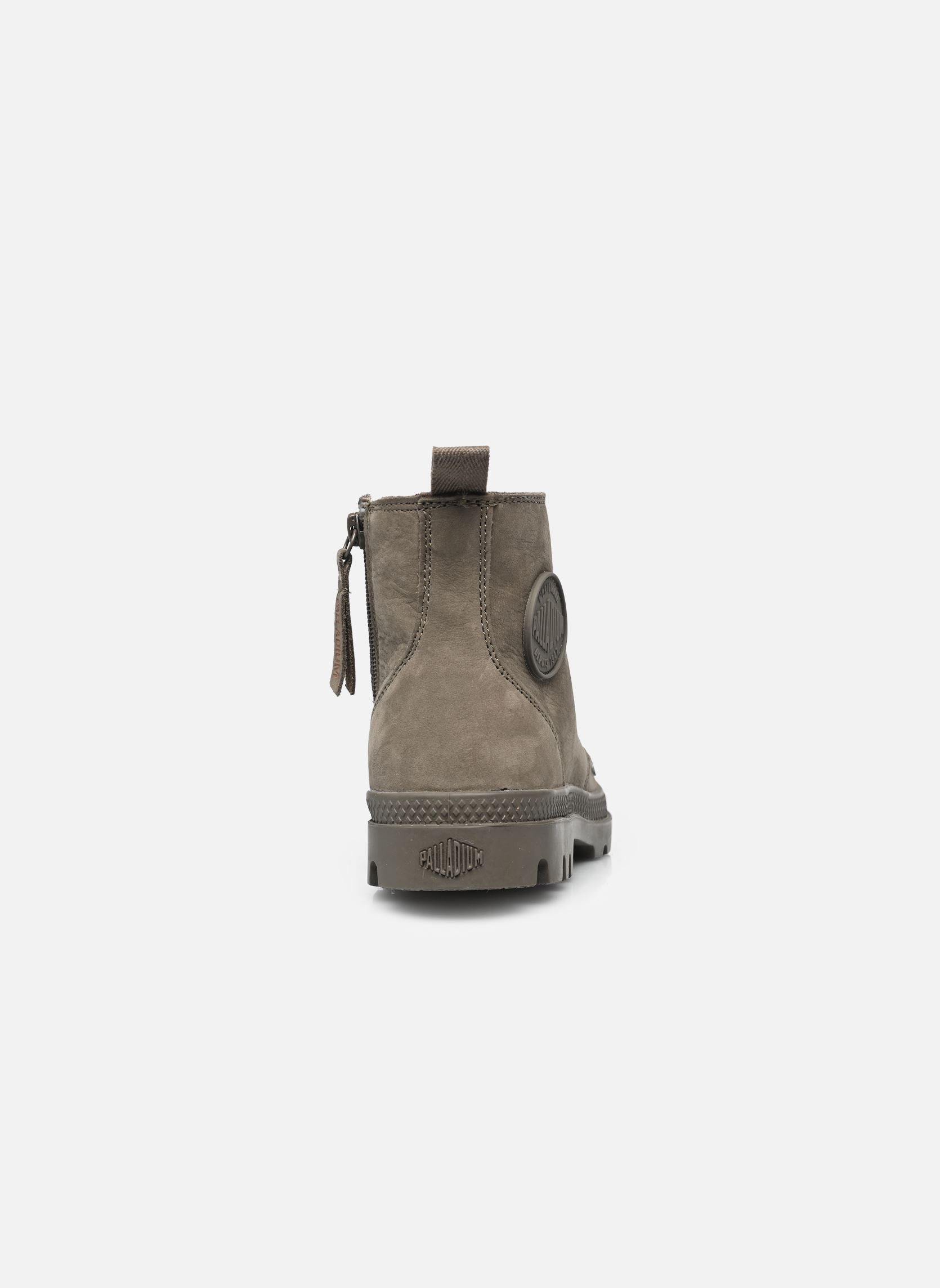 Geschnürte Stiefeletten PAMPA HI ZIP WOOL W damen grau Palladium Geschnürte Stiefeletten PAMPA HI ZIP WOOL W damen grau ROCKS