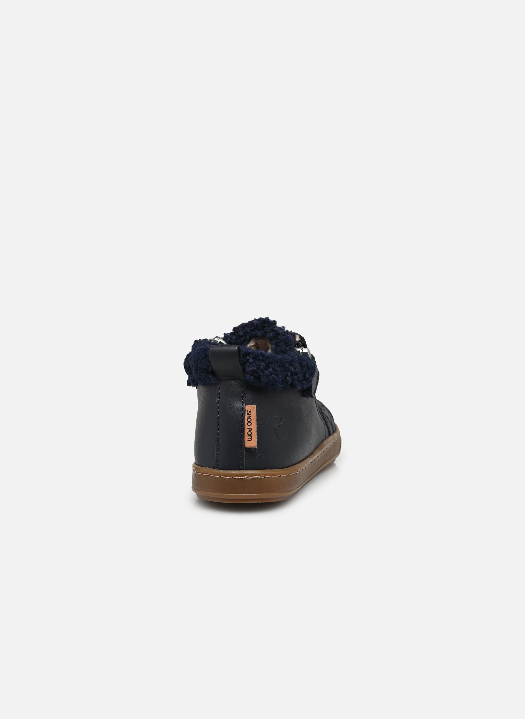 Chaussures premiers pas Bouba Zip Wool garçon bleu Shoo Pom Chaussures premiers pas Bouba Zip Wool garçon bleu NAVY
