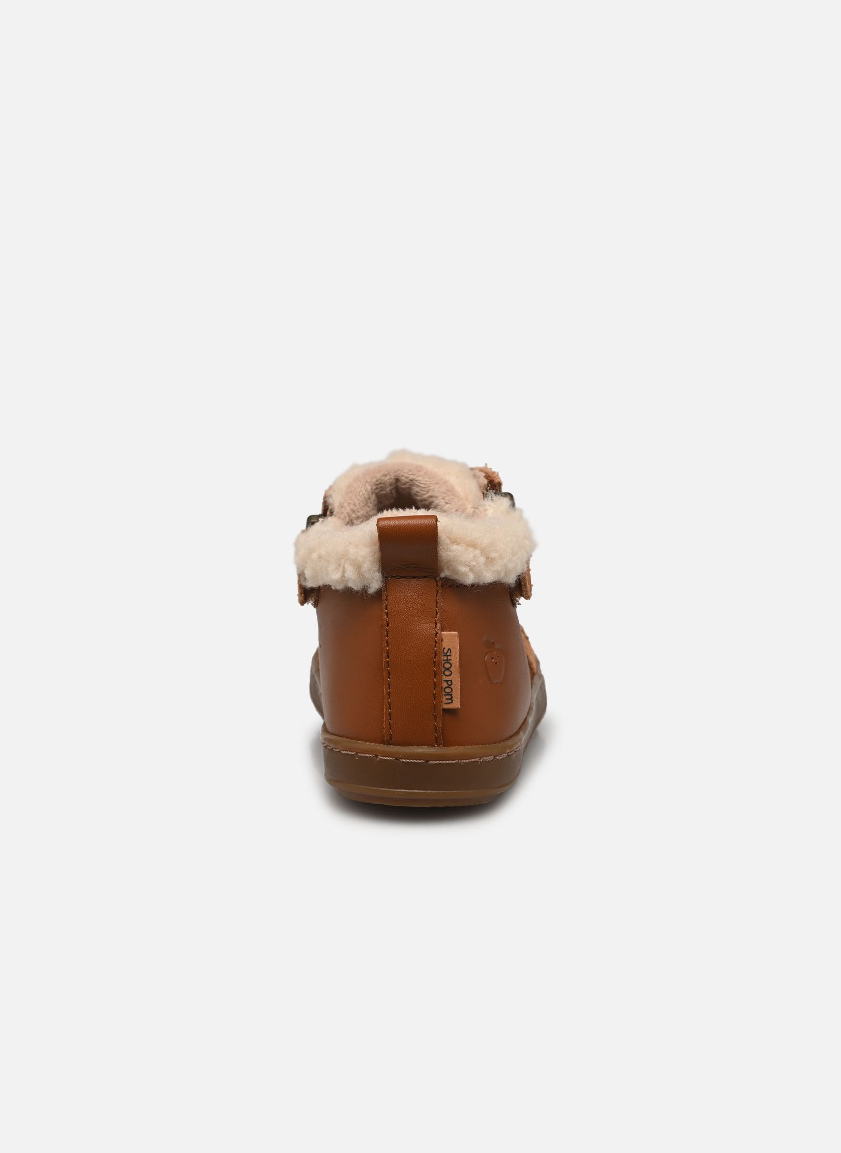 Chaussures premiers pas Bouba Zip Wool garçon marron Shoo Pom Chaussures premiers pas Bouba Zip Wool garçon marron CAMEL-OFF WHITE 2