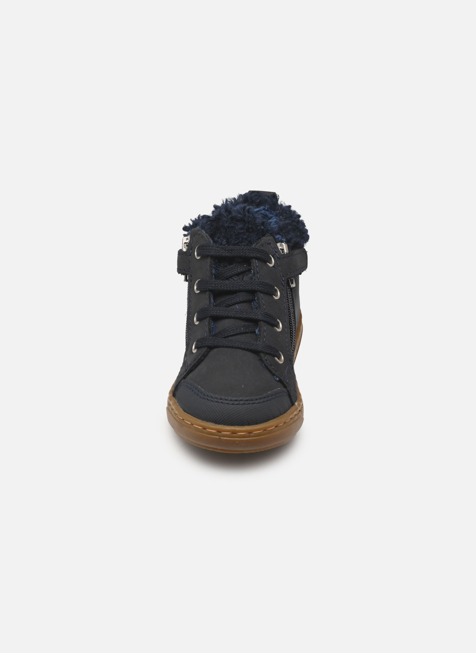 Schuhe für die ersten Schritte Bouba Zip Wool jungen blau Shoo Pom Schuhe für die ersten Schritte Bouba Zip Wool jungen blau NAVY 2