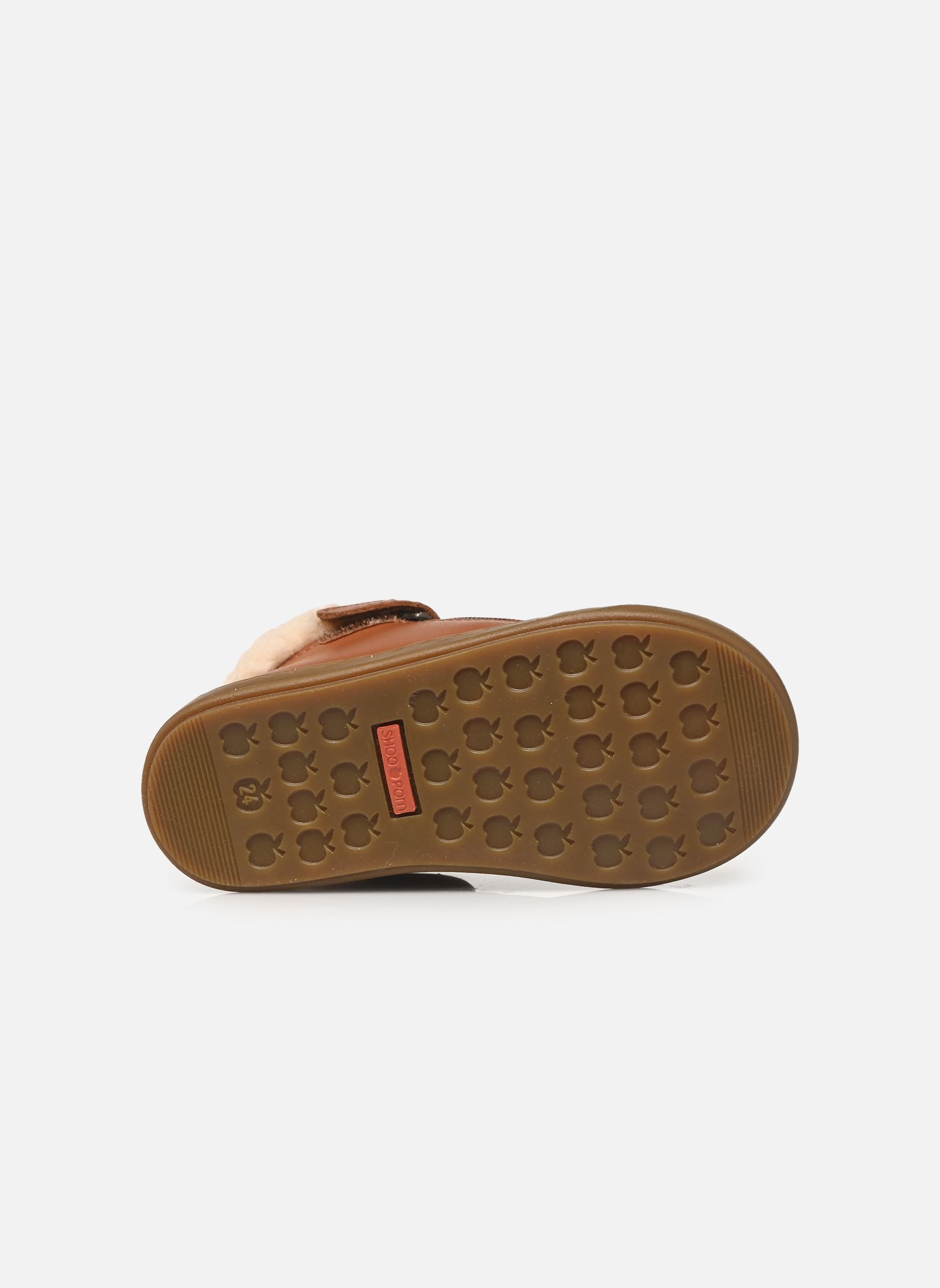 Chaussures premiers pas Bouba Zip Wool garçon marron Shoo Pom Chaussures premiers pas Bouba Zip Wool garçon marron DK CAMEL