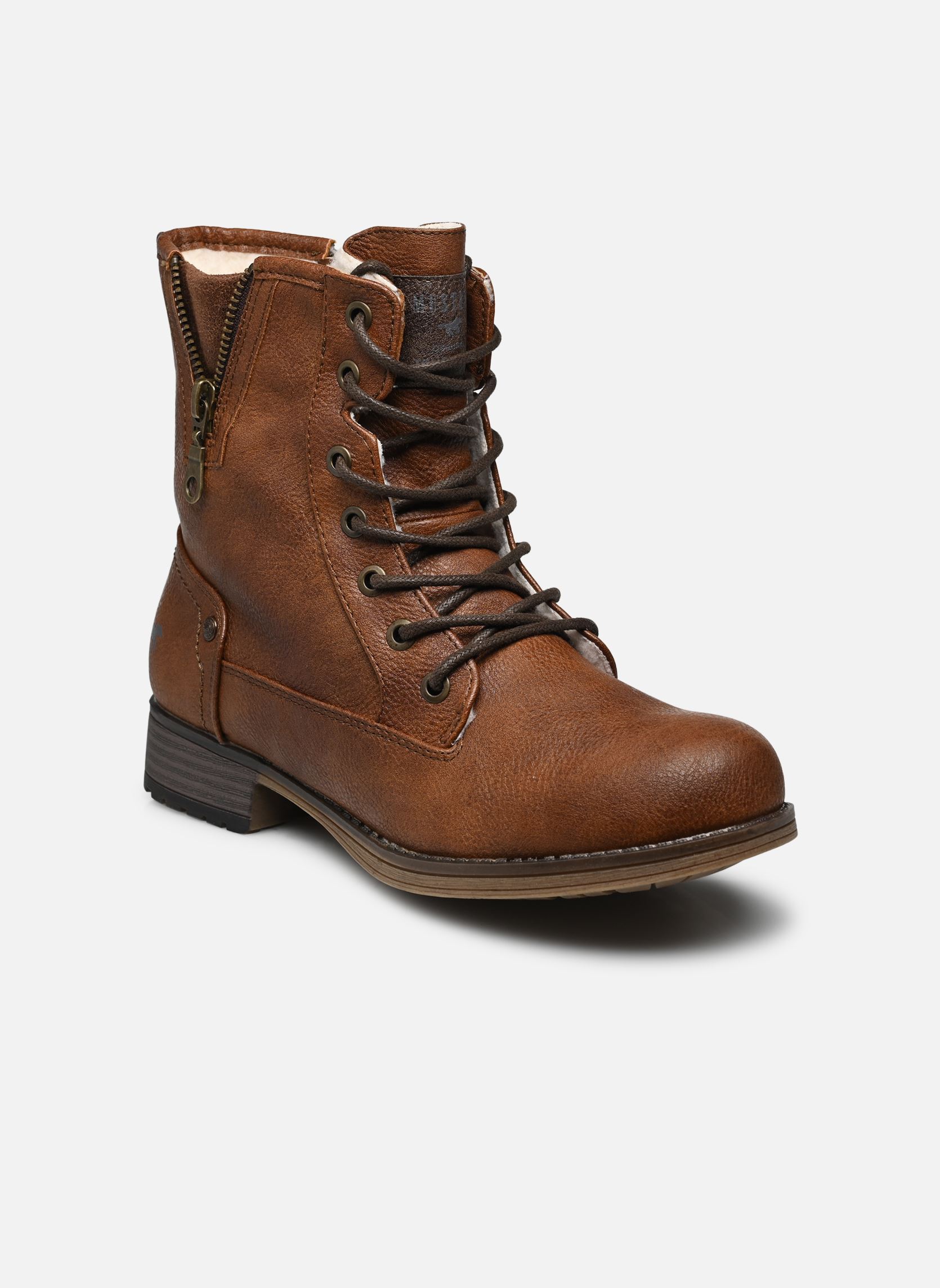Bottines Femme Mustain - Cuir Multicolore, Talon 6,5 Cm, Pointure 41, Très Bon état