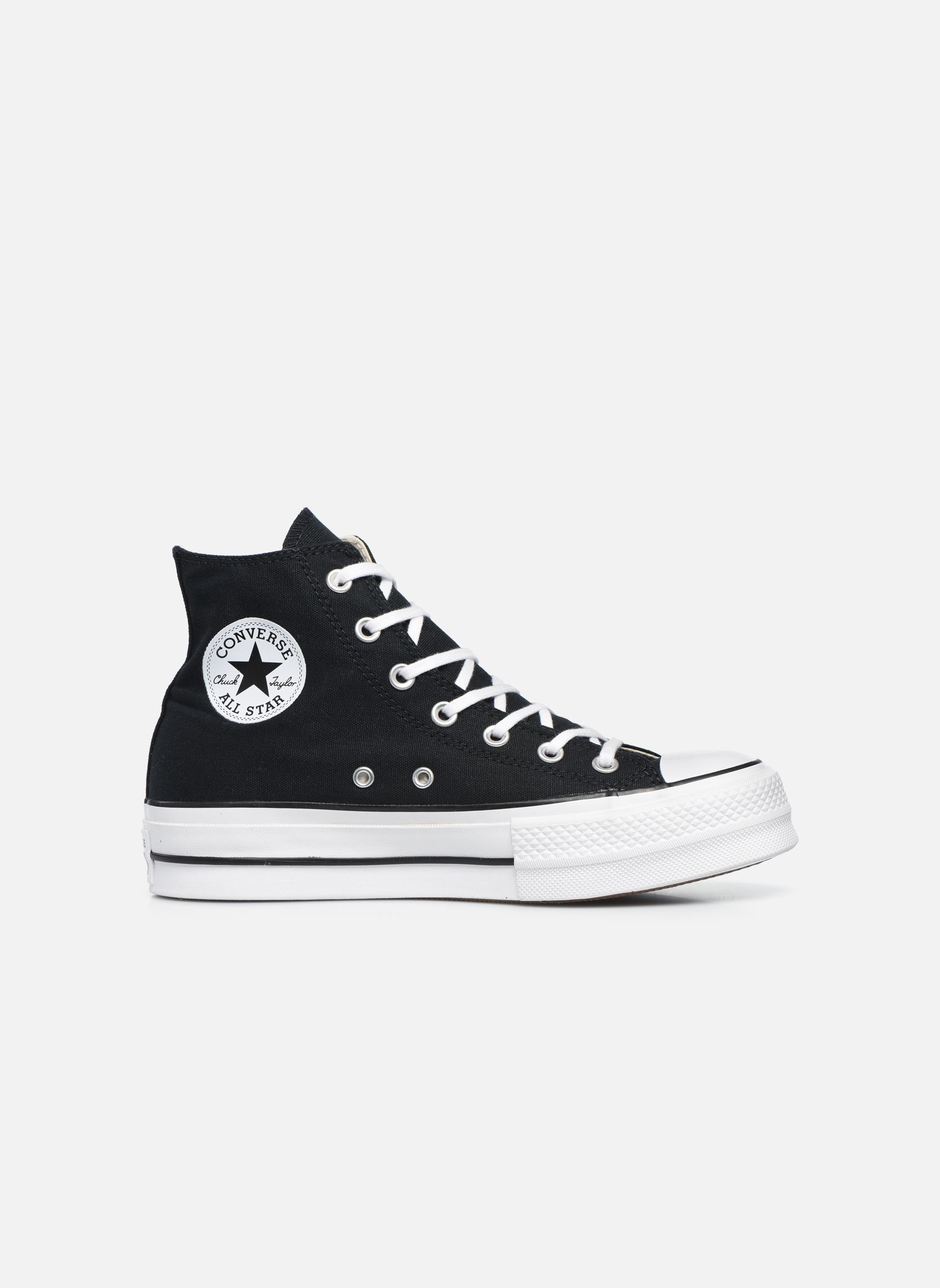 Sneakers di tela Chuck Taylor Lift Hi donna nero Converse Sneakers di tela Chuck Taylor Lift Hi donna nero BLACKWHITEWHITE