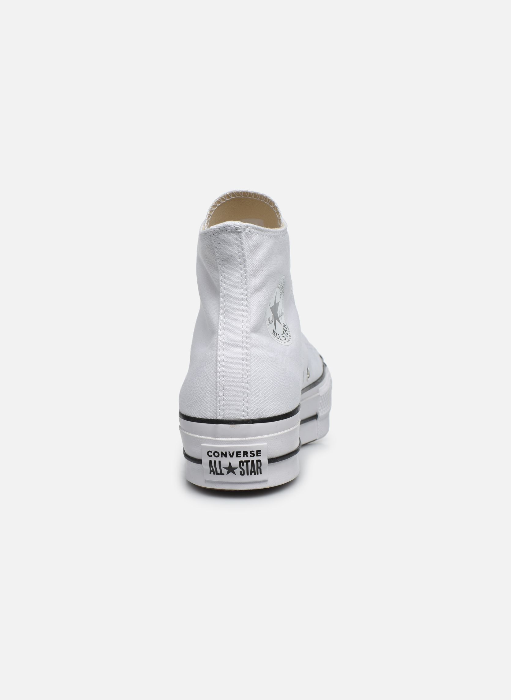 Baskets toile Chuck Taylor Lift Hi femme blanc Converse Baskets toile Chuck Taylor Lift Hi femme blanc WHITE/BLACK/WHITE