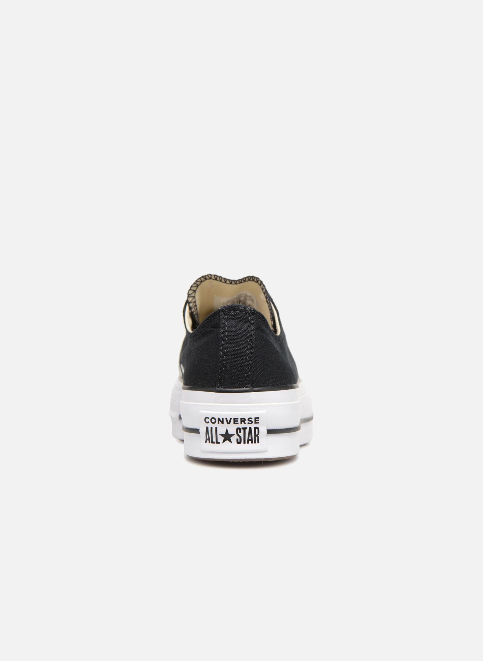 Baskets toile Chuck Taylor Lift Ox femme noir Converse Baskets toile Chuck Taylor Lift Ox femme noir BLACKWHITEWHITE