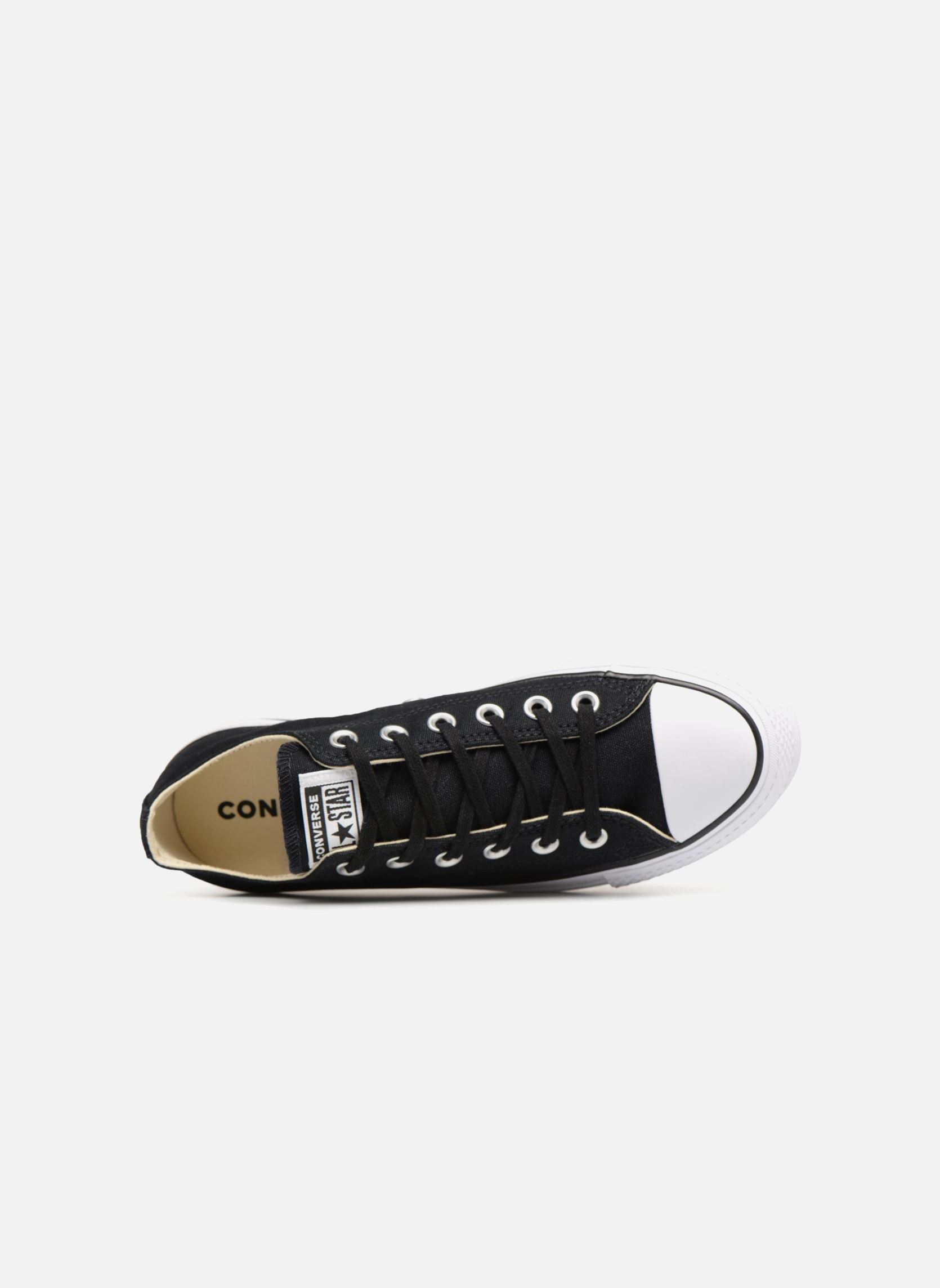 Baskets toile Chuck Taylor Lift Ox femme noir Converse Baskets toile Chuck Taylor Lift Ox femme noir BLACKWHITEWHITE