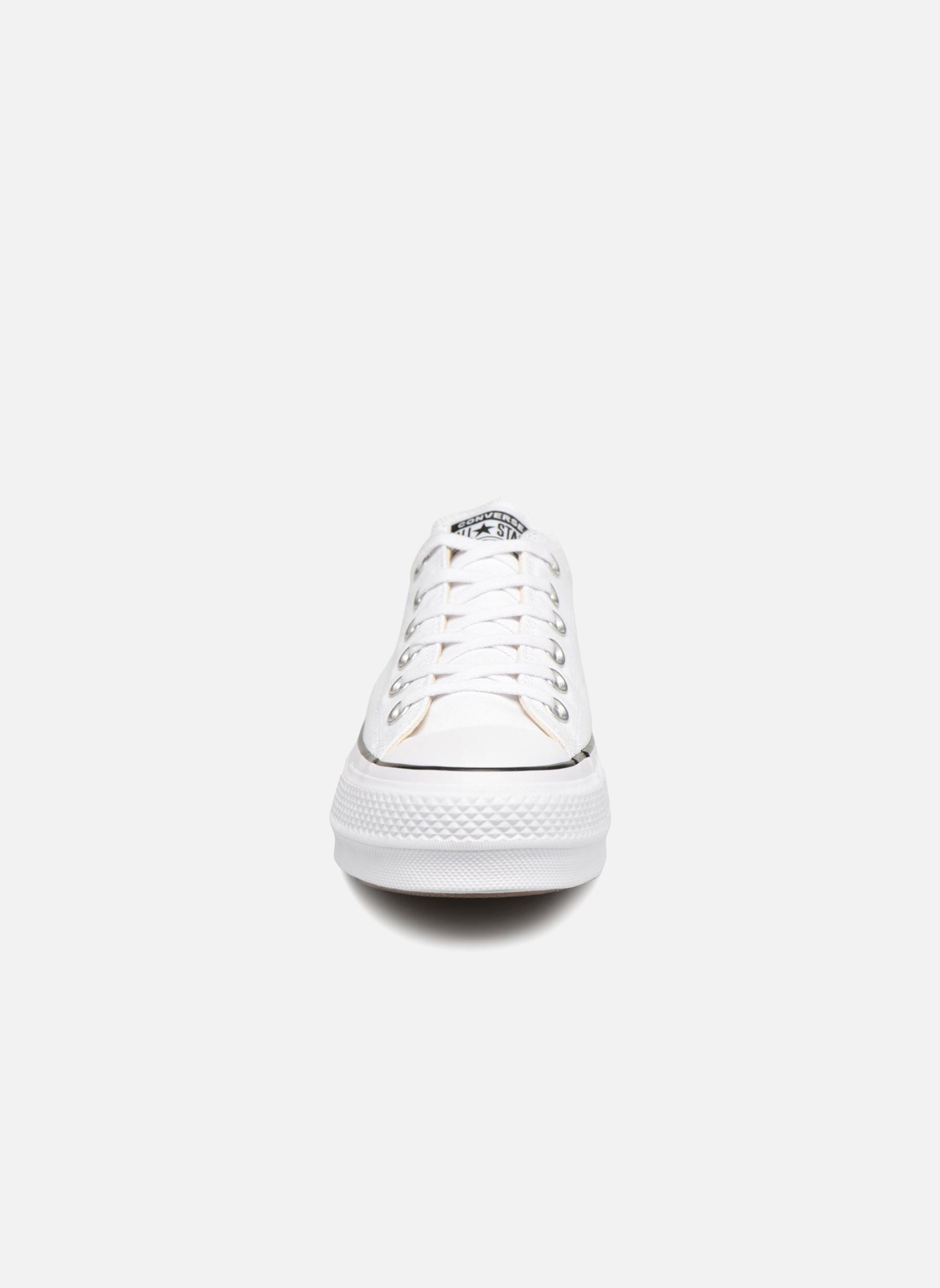Baskets toile Chuck Taylor Lift Ox femme blanc Converse Baskets toile Chuck Taylor Lift Ox femme blanc WHITE/BLACK/WHITE
