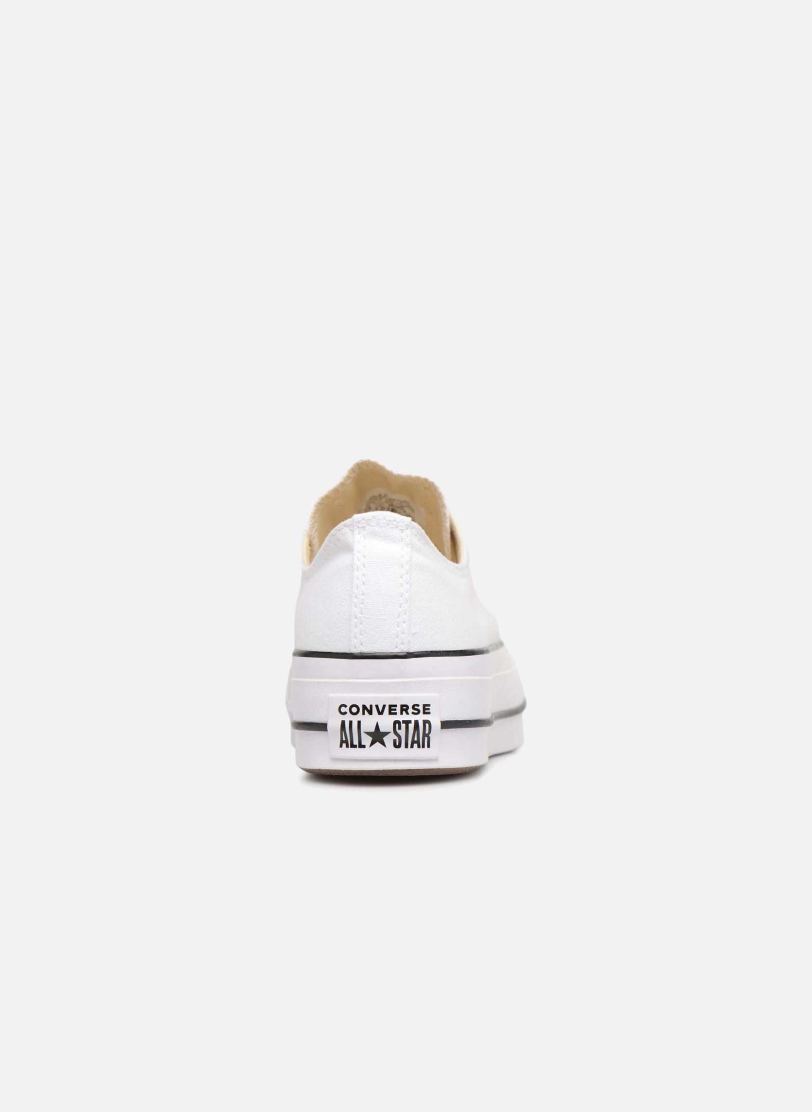 Baskets toile Chuck Taylor Lift Ox femme blanc Converse Baskets toile Chuck Taylor Lift Ox femme blanc WHITE/BLACK/WHITE