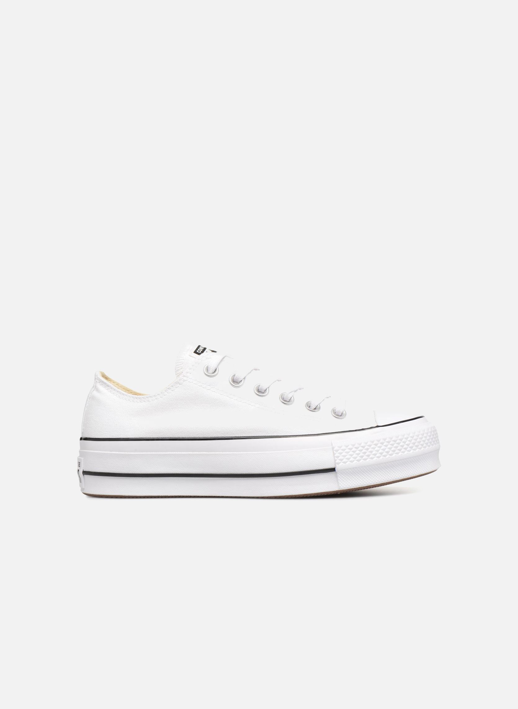 Baskets toile Chuck Taylor Lift Ox femme blanc Converse Baskets toile Chuck Taylor Lift Ox femme blanc WHITE/BLACK/WHITE