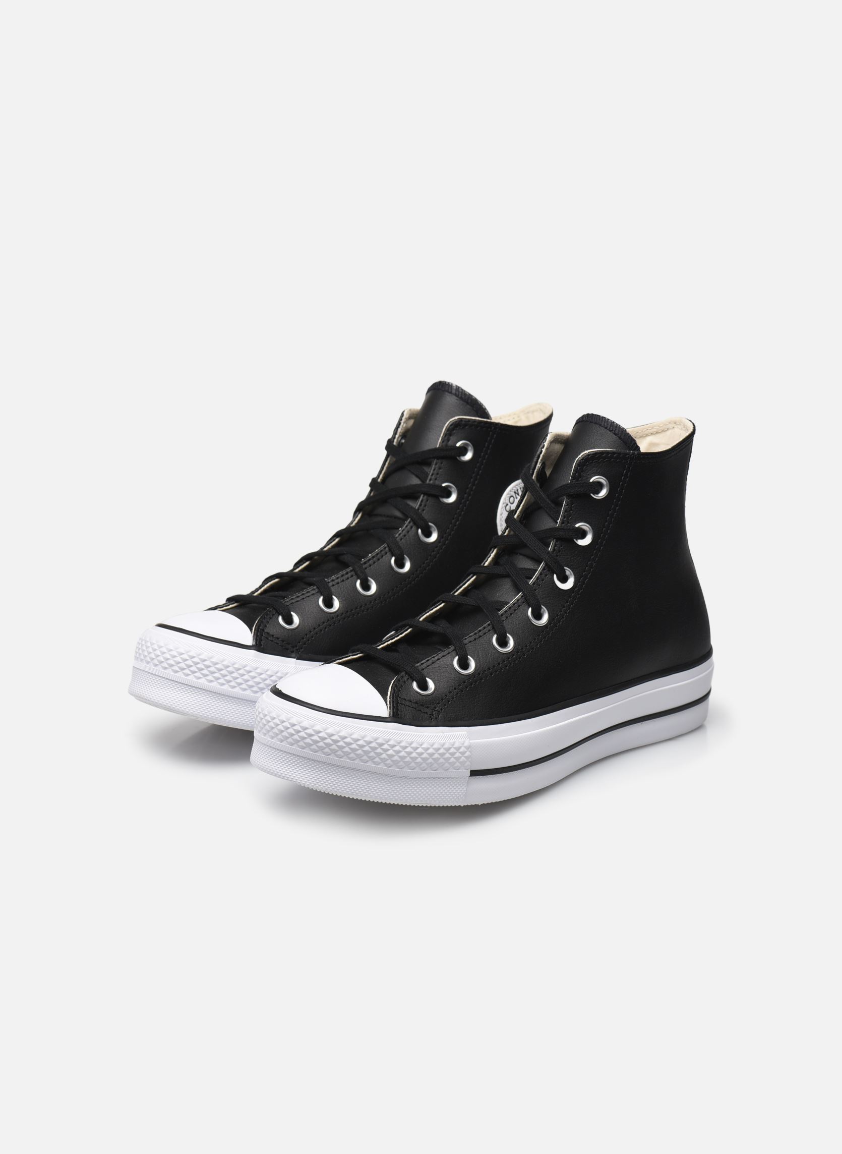 Baskets montantes Chuck Taylor Lift Clean Hi femme noir Converse Baskets montantes Chuck Taylor Lift Clean Hi femme noir BLACK/BLACK/WHITE