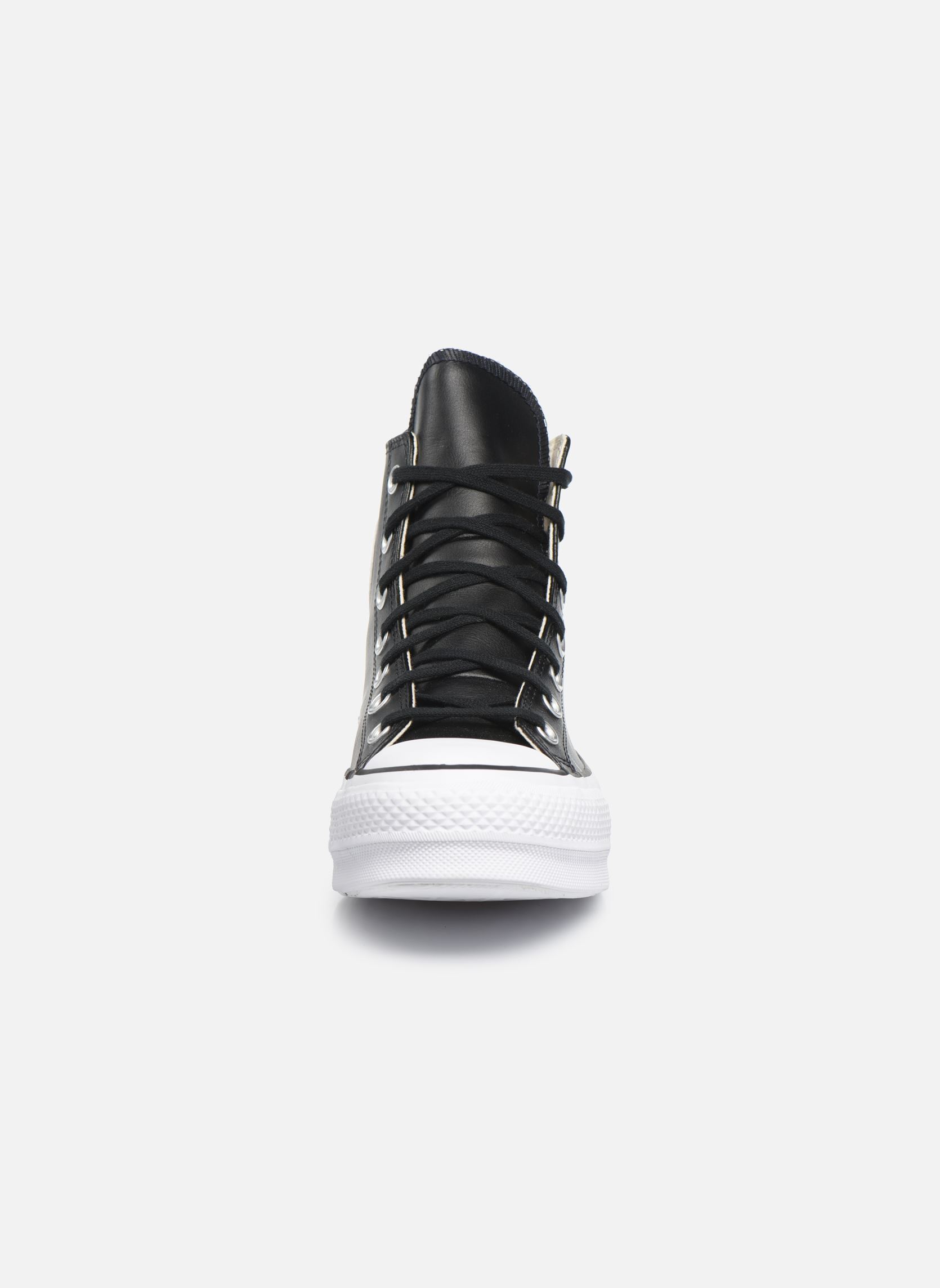 Baskets montantes Chuck Taylor Lift Clean Hi femme noir Converse Baskets montantes Chuck Taylor Lift Clean Hi femme noir BLACK/BLACK/WHITE