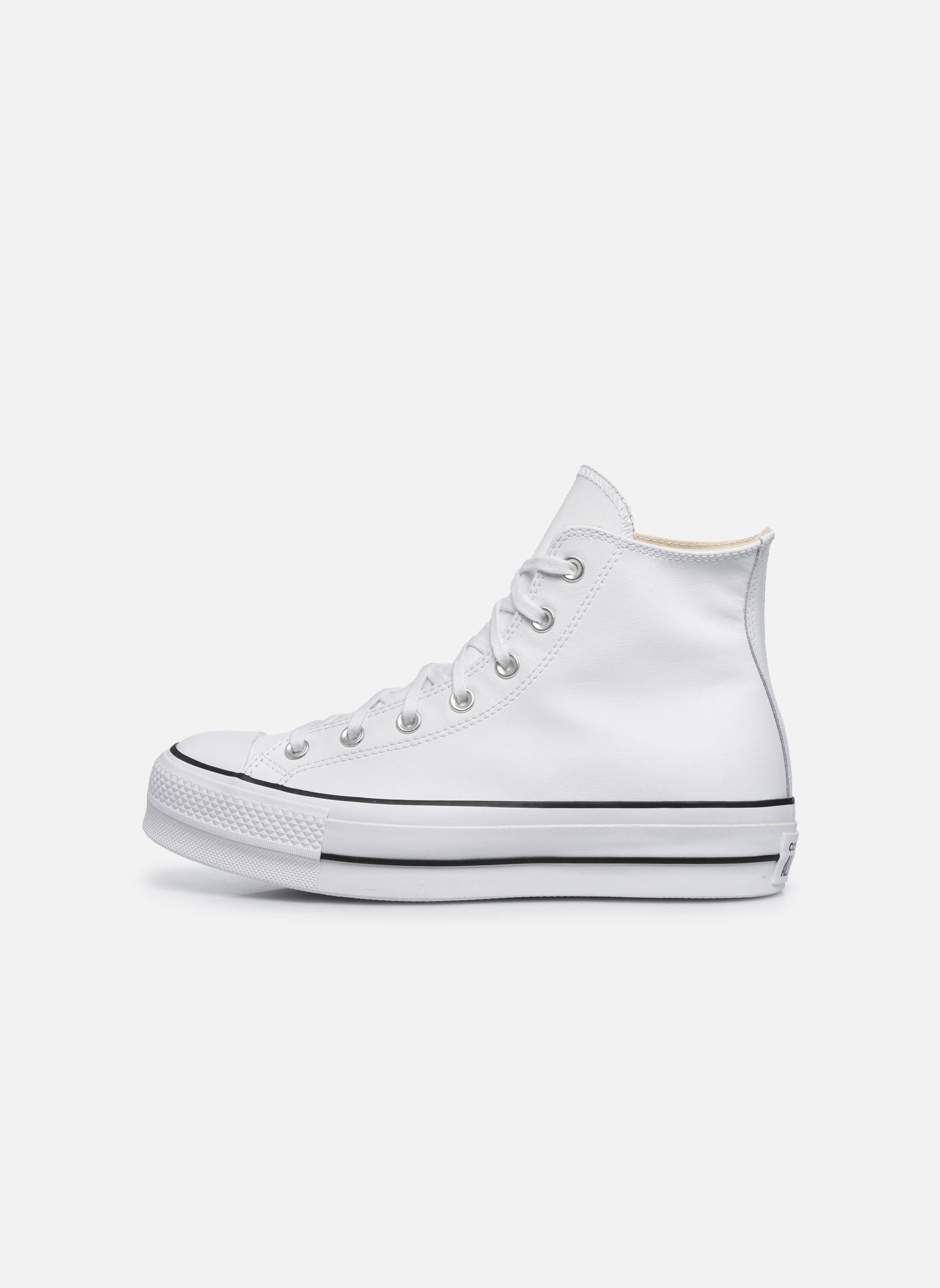 Baskets montantes Chuck Taylor Lift Clean Hi femme blanc Converse Baskets montantes Chuck Taylor Lift Clean Hi femme blanc WHITEBLACKWHITE