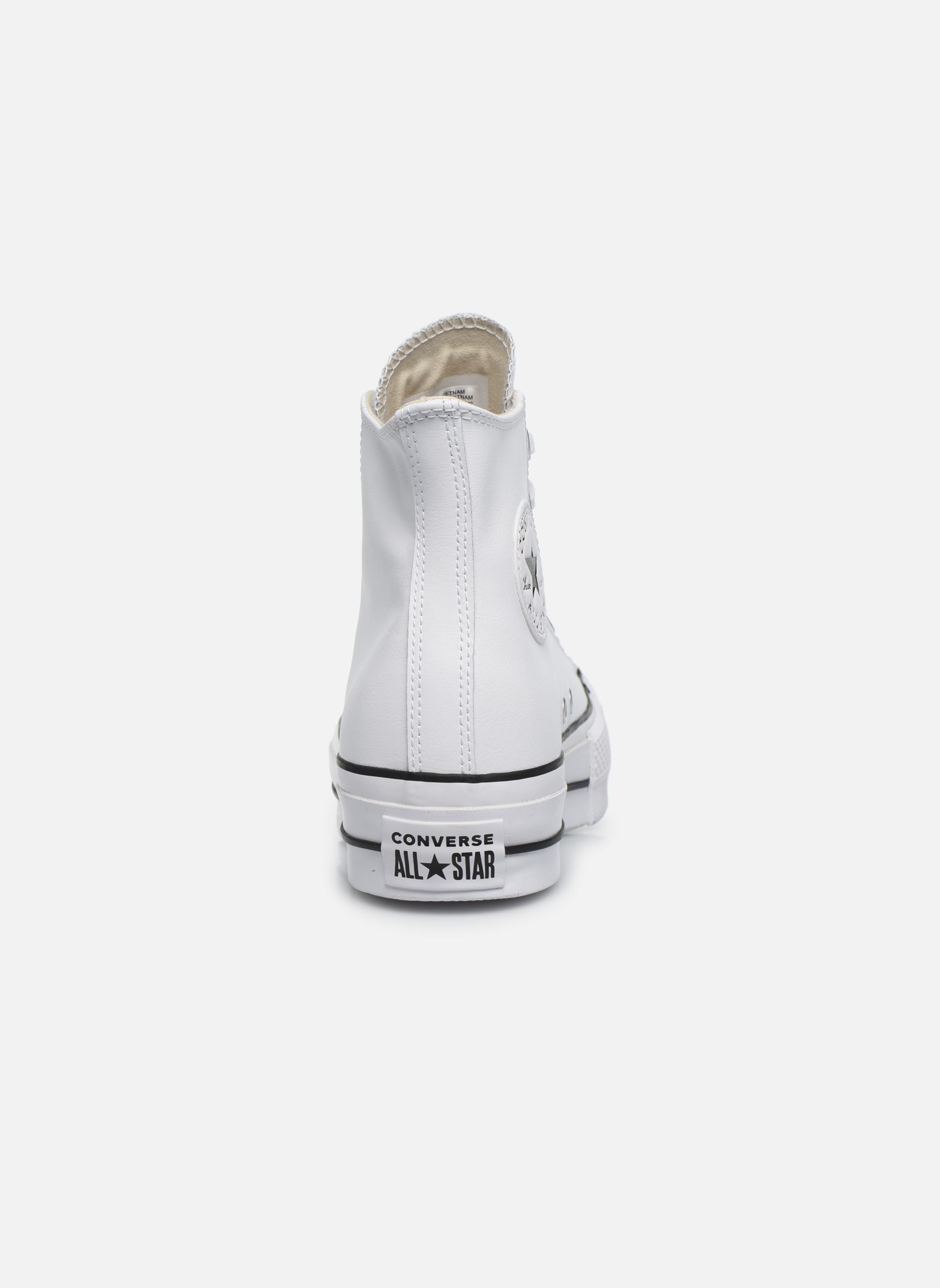 Baskets montantes Chuck Taylor Lift Clean Hi femme blanc Converse Baskets montantes Chuck Taylor Lift Clean Hi femme blanc WHITEBLACKWHITE
