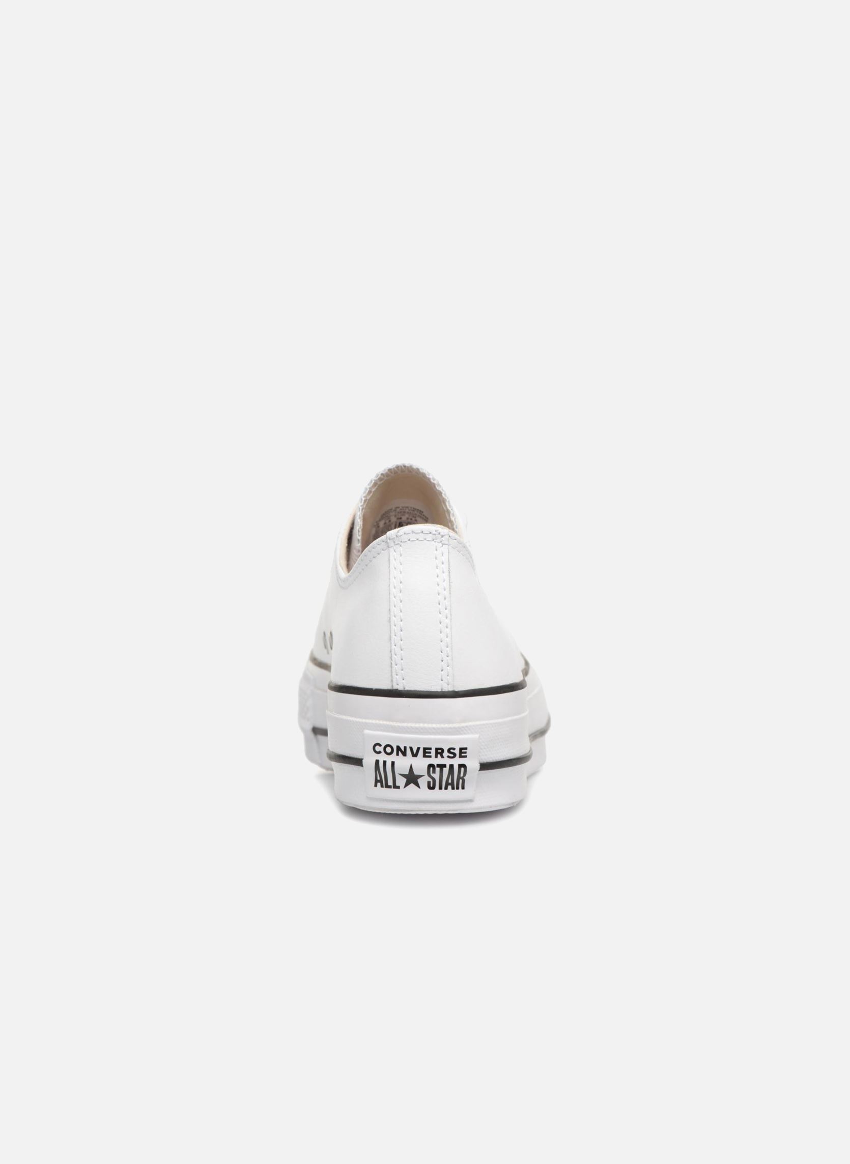 Niedrige Sneaker Chuck Taylor Lift Clean Ox damen weiß Converse Niedrige Sneaker Chuck Taylor Lift Clean Ox damen weiß WHITEBLACKWHITE