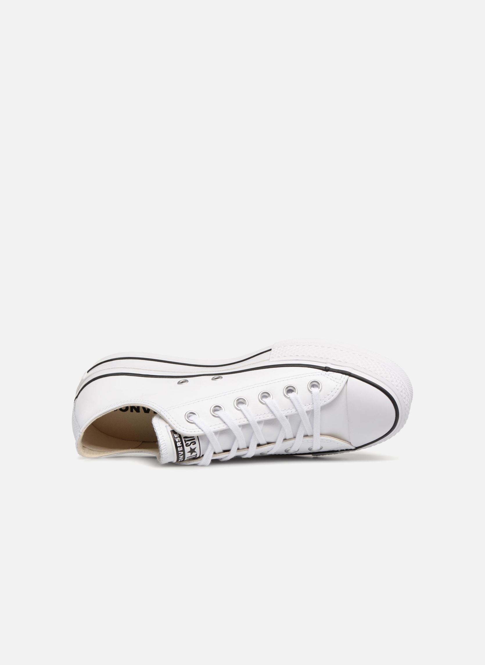 Niedrige Sneaker Chuck Taylor Lift Clean Ox damen weiß Converse Niedrige Sneaker Chuck Taylor Lift Clean Ox damen weiß WHITEBLACKWHITE