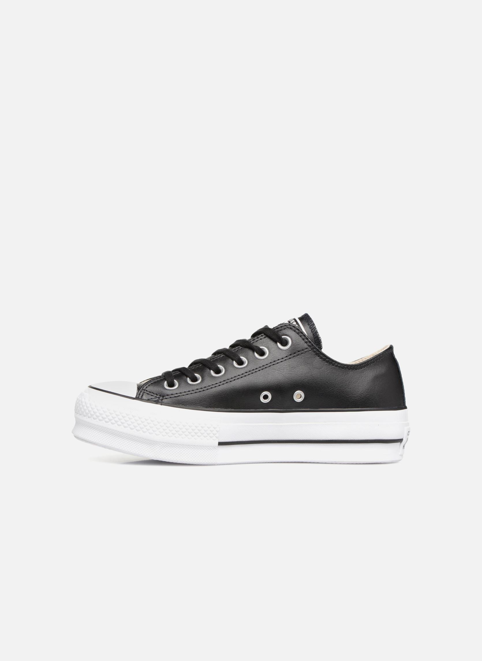 Niedrige Sneaker Chuck Taylor Lift Clean Ox damen schwarz Converse Niedrige Sneaker Chuck Taylor Lift Clean Ox damen schwarz BLACKBLACKWHITE