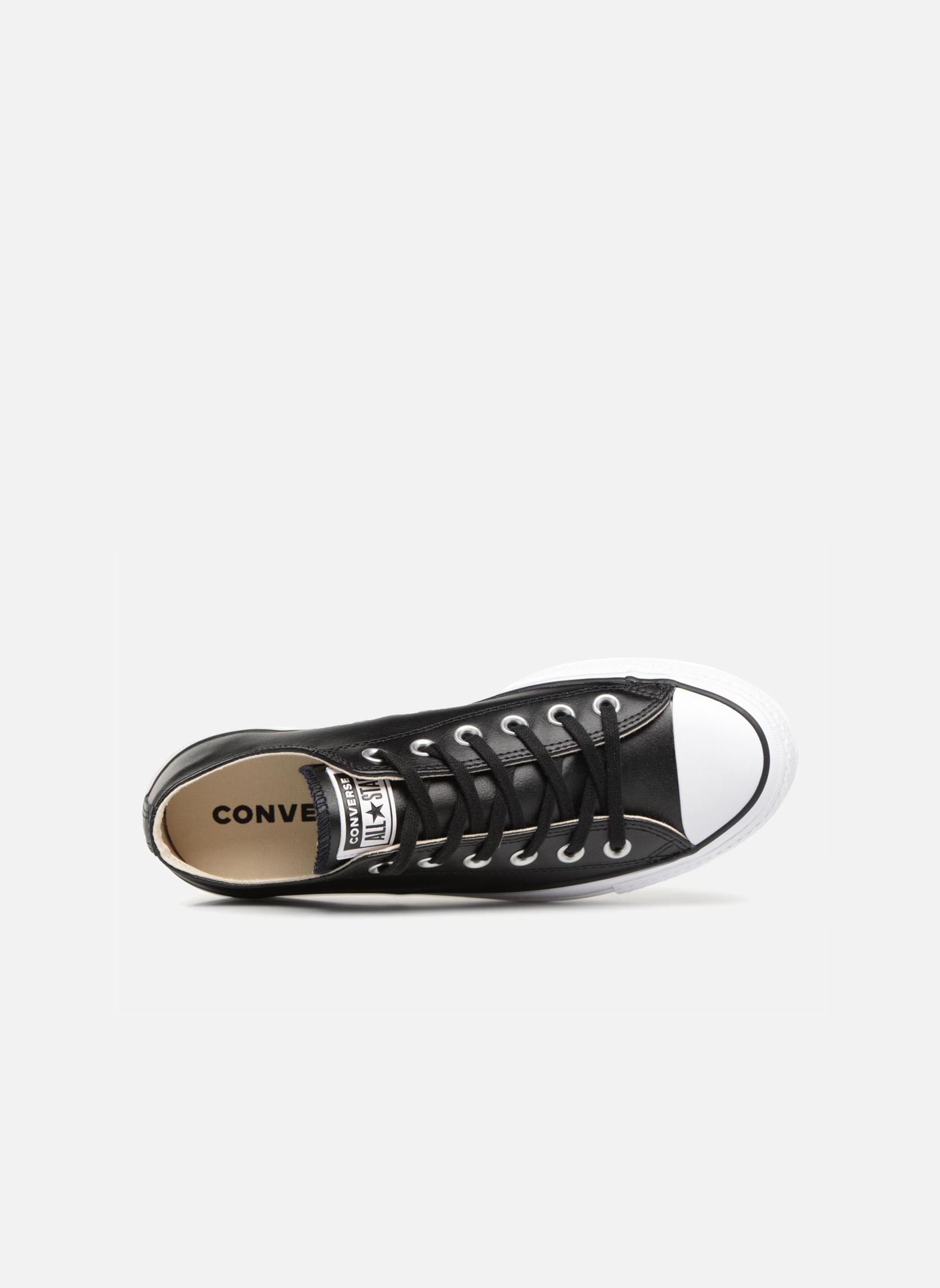 Niedrige Sneaker Chuck Taylor Lift Clean Ox damen schwarz Converse Niedrige Sneaker Chuck Taylor Lift Clean Ox damen schwarz BLACKBLACKWHITE