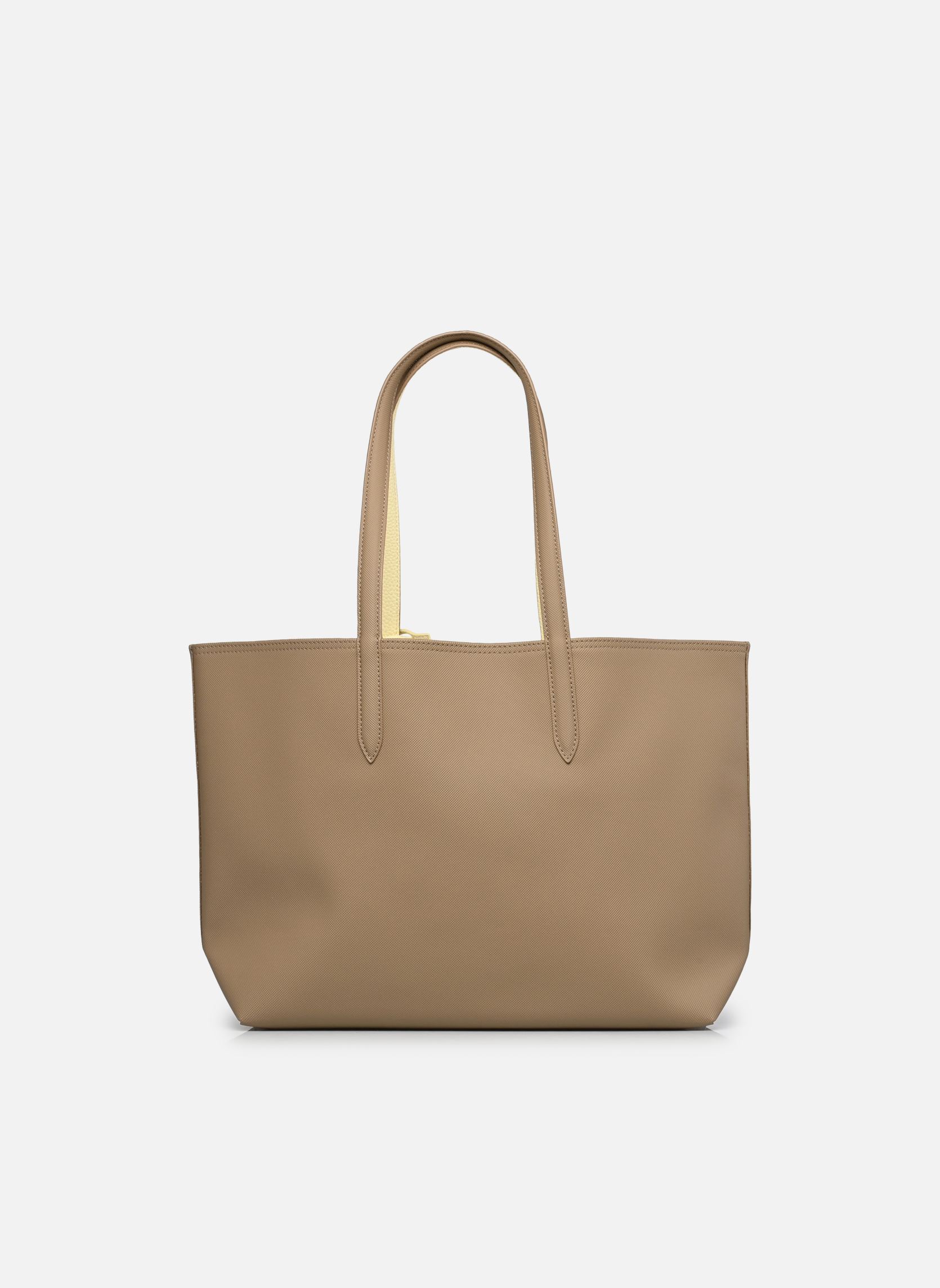 Cabas Anna Réversible Bicolore Shopping Bag femme jaune Lacoste Cabas Anna Réversible Bicolore Shopping Bag femme jaune COOKIE POUSSIN