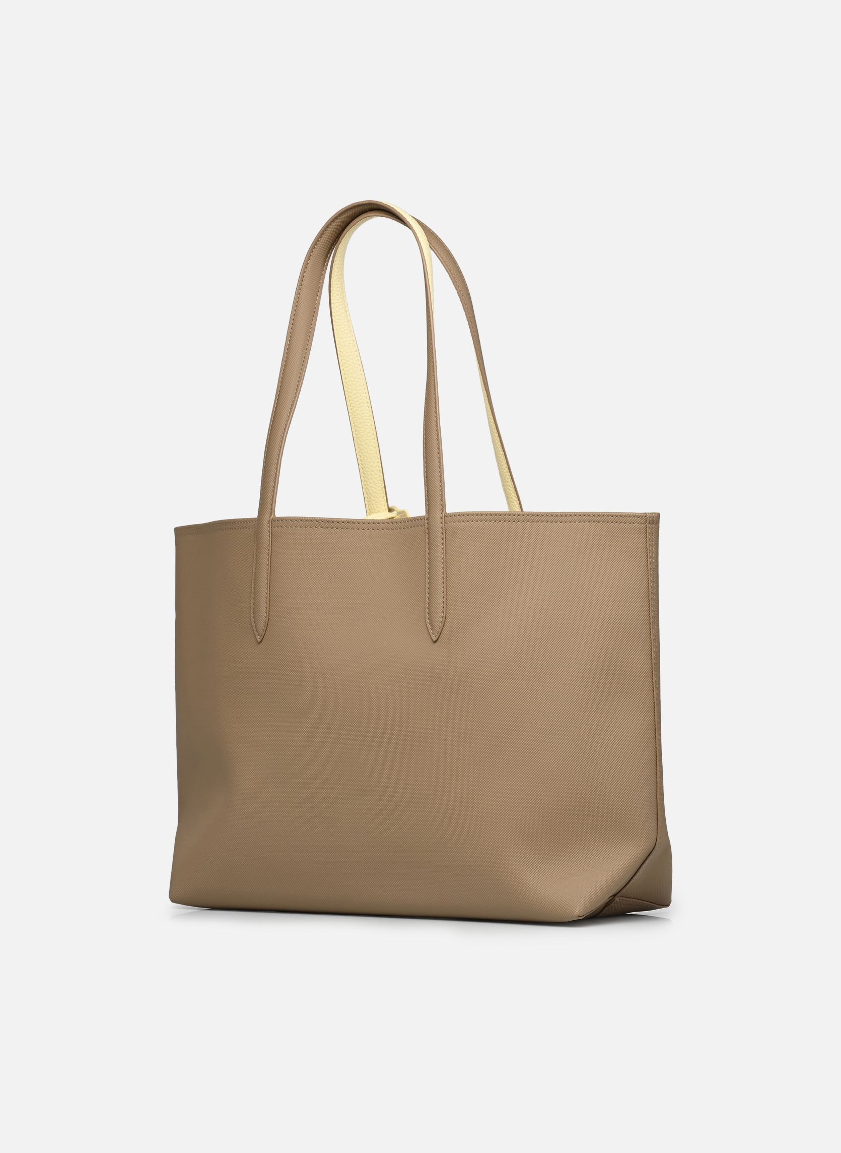 Cabas Anna Réversible Bicolore Shopping Bag femme jaune Lacoste Cabas Anna Réversible Bicolore Shopping Bag femme jaune COOKIE POUSSIN