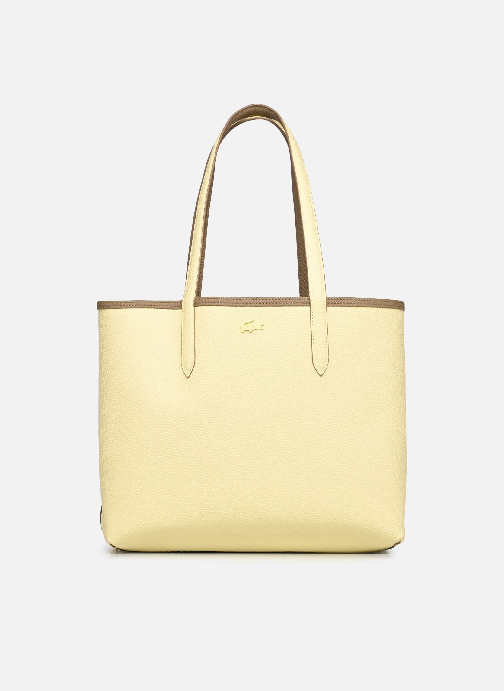 Cabas Anna Réversible Bicolore Shopping Bag femme jaune Lacoste Cabas Anna Réversible Bicolore Shopping Bag femme jaune COOKIE POUSSIN