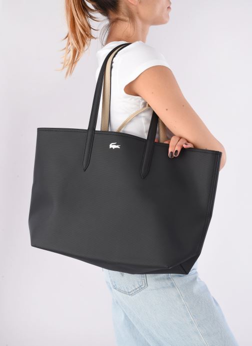 Concept Lacoste Sac Cabas Zippé Lacoste Noir Lacoste Mini Sac Cabas