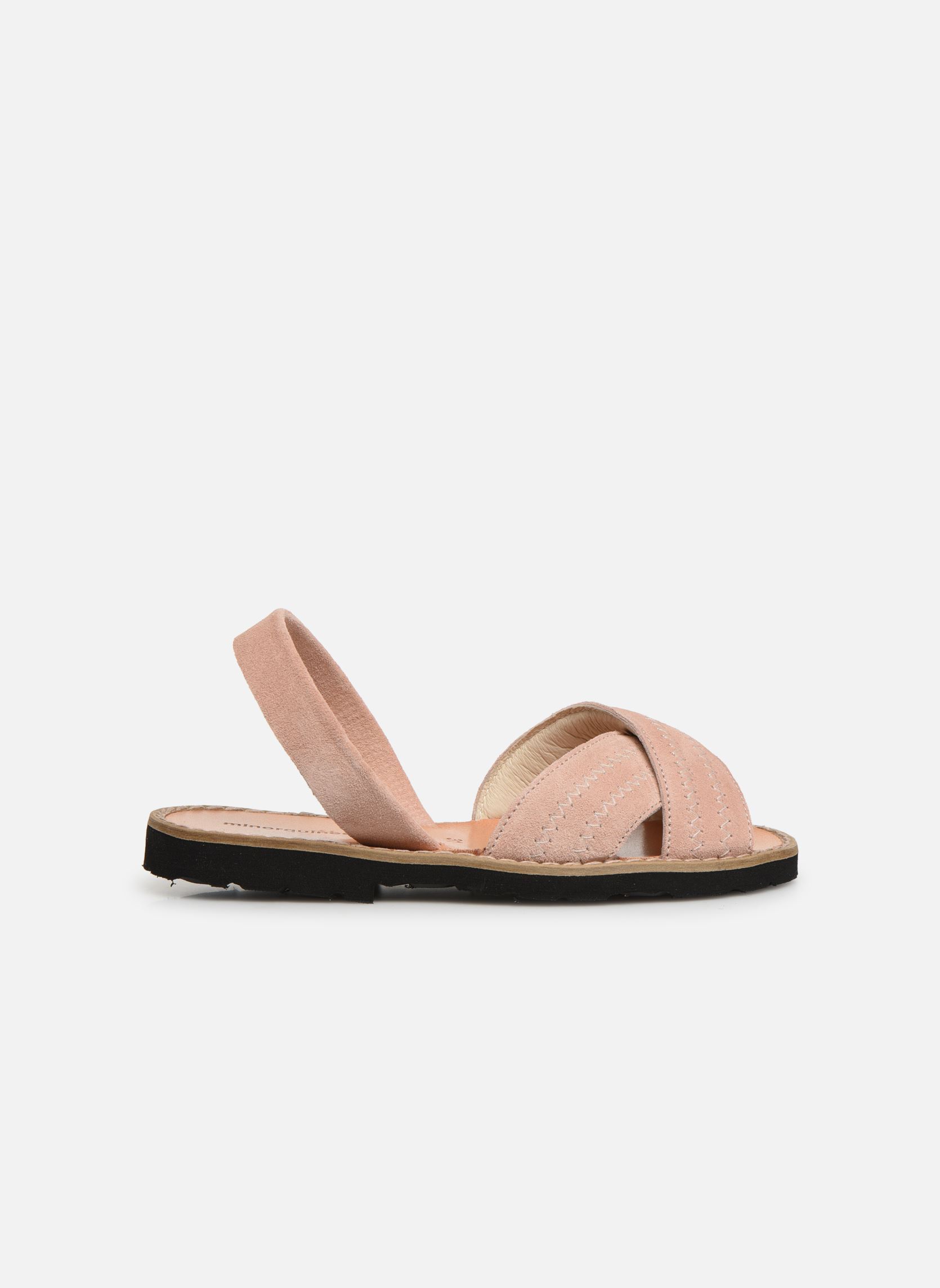 Sandalen Avarca Berlin meisjes roze Minorquines Sandalen Avarca Berlin meisjes roze VELOURS ROSE