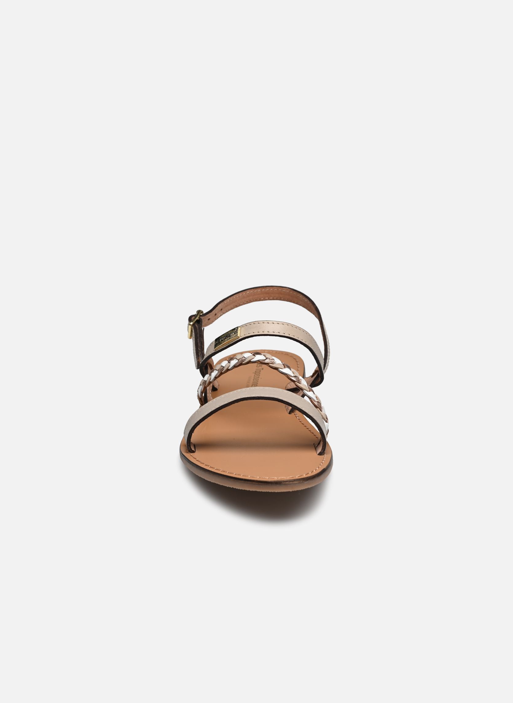 Sandales BATRESSE femme beige Les Tropéziennes par M Belarbi Sandales BATRESSE femme beige CREME MULTI