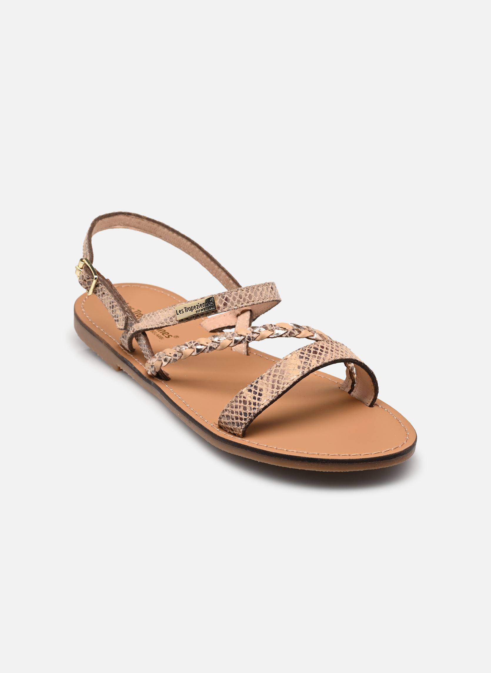 Sandalen BATRESSE dames beige Les Tropéziennes par M Belarbi Sandalen BATRESSE dames beige Beige serpent