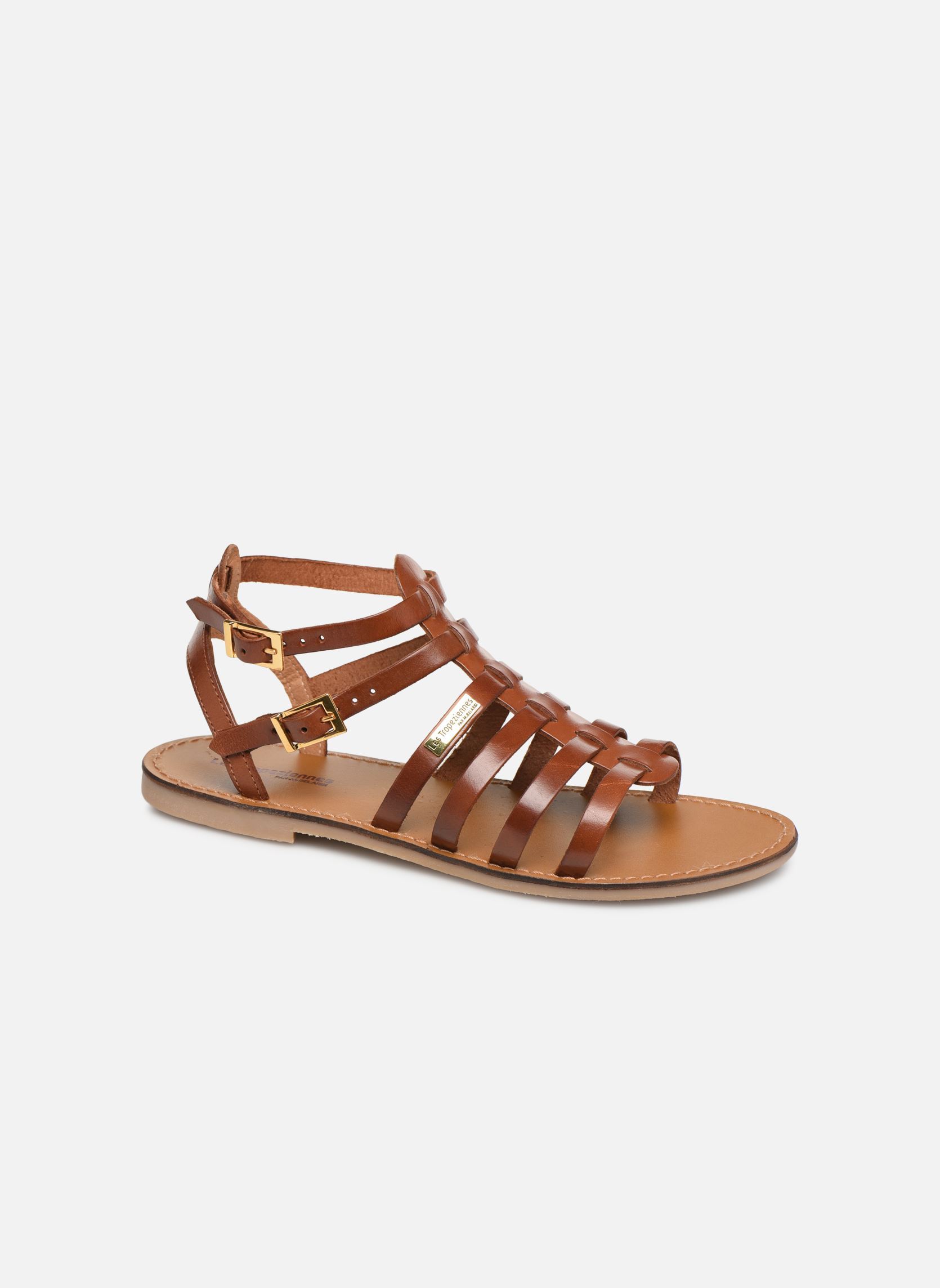 Sandalias HICELOT mujer marrón Les Tropéziennes par M Belarbi Sandalias HICELOT mujer marrón Tan