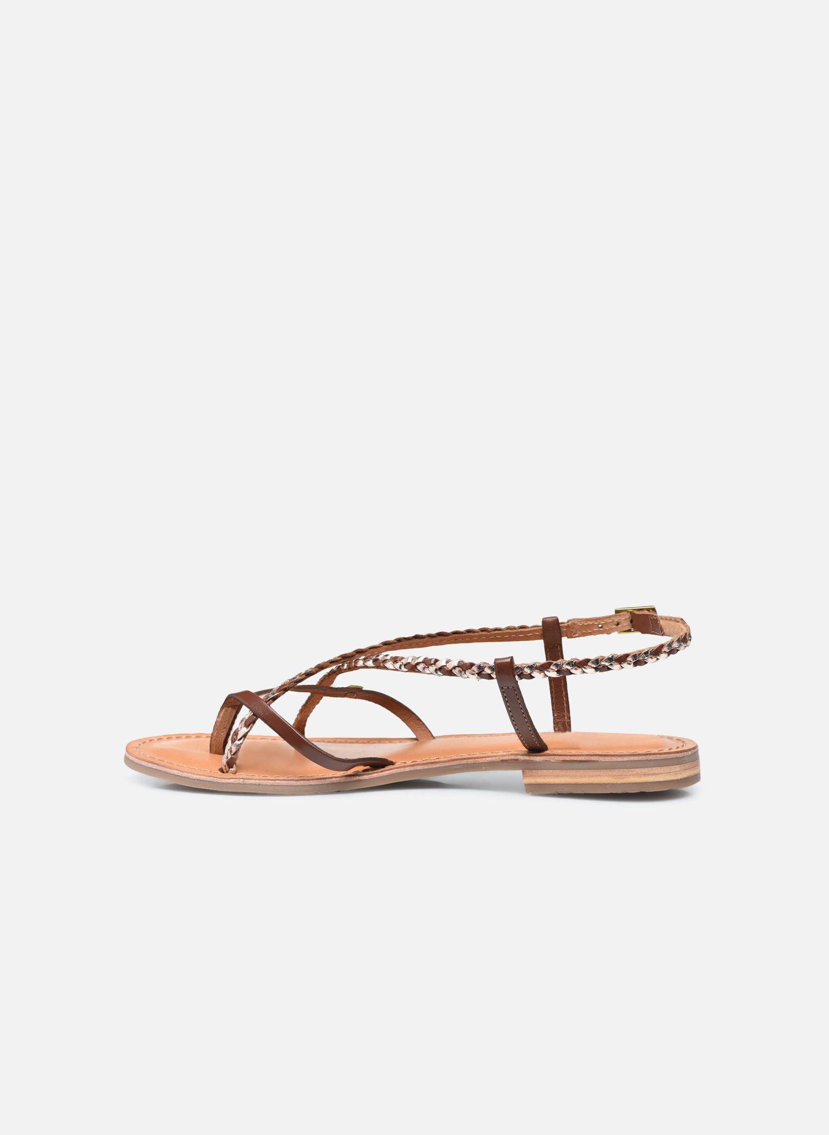 Sandalen MONATRES dames bruin Les Tropéziennes par M Belarbi Sandalen MONATRES dames bruin TAN/OR