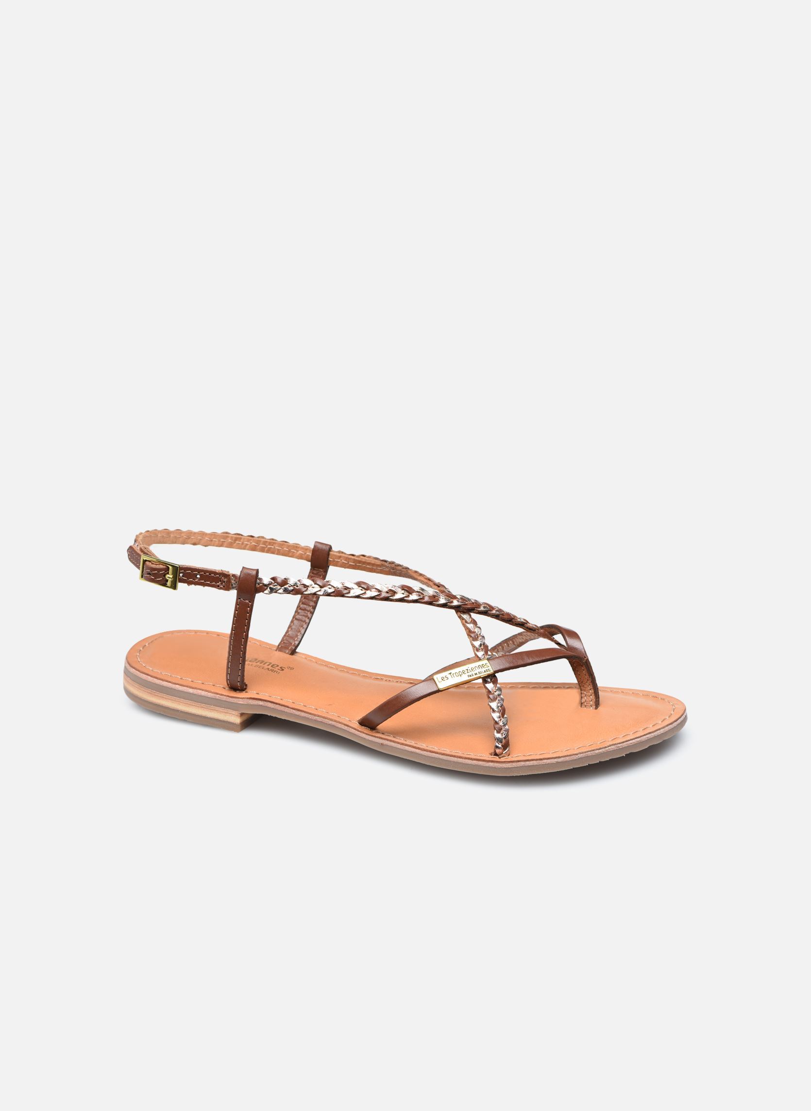 Sandalen MONATRES dames bruin Les Tropéziennes par M Belarbi Sandalen MONATRES dames bruin TAN/OR