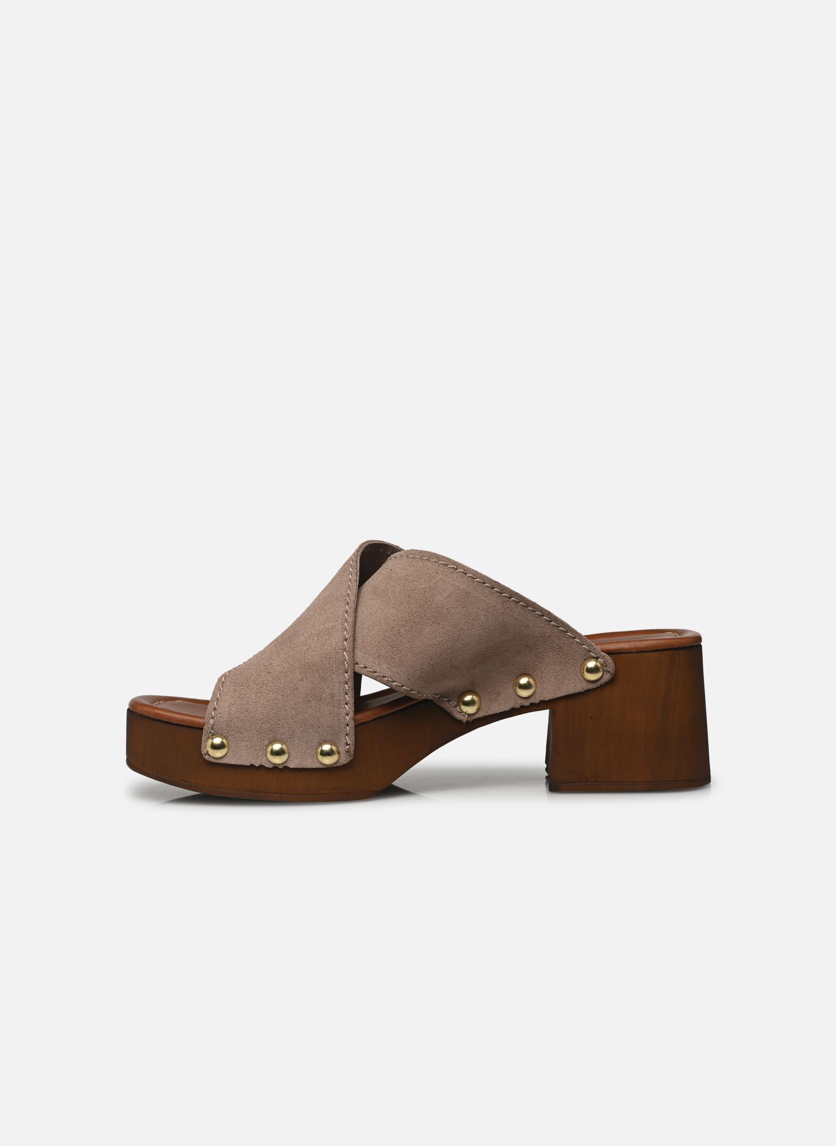 Mules PIPA femme beige Les Tropéziennes par M Belarbi Mules PIPA femme beige TAUPE