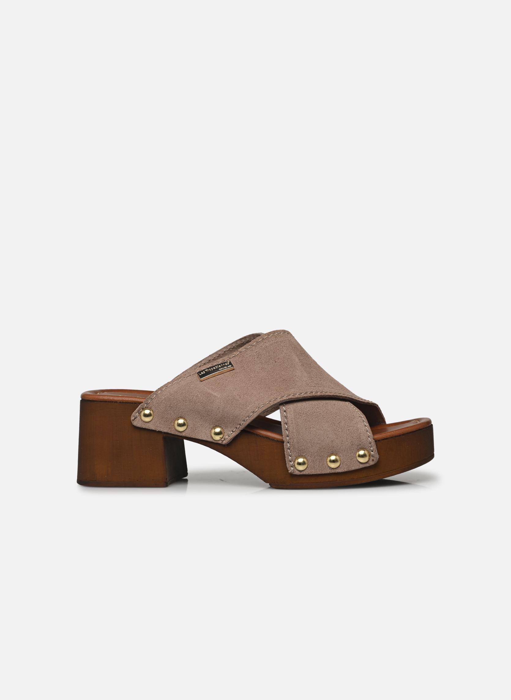 Mules PIPA femme beige Les Tropéziennes par M Belarbi Mules PIPA femme beige TAUPE