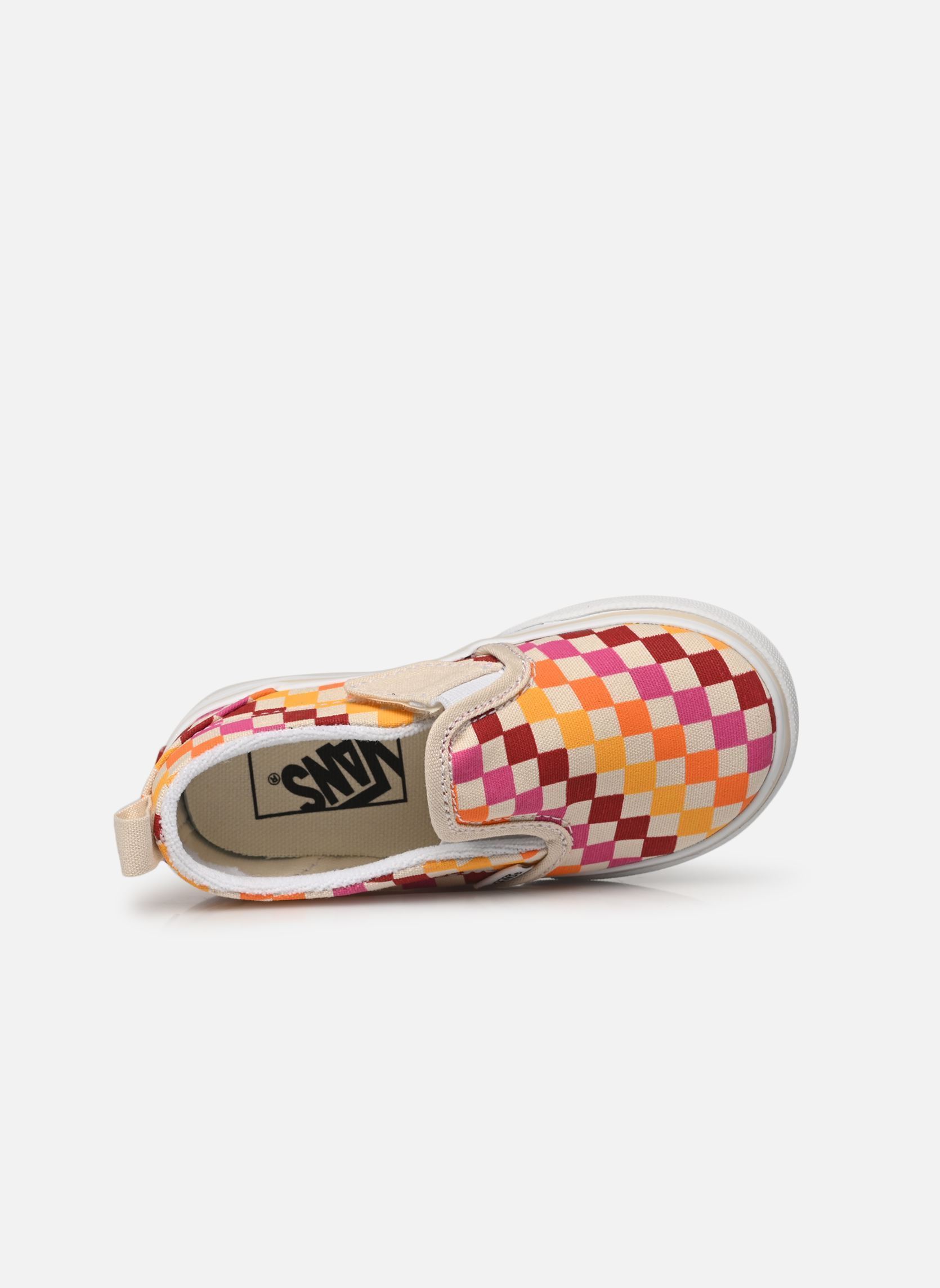 Sneaker Slip-On V mehrfarbig Vans Sneaker Slip-On V mehrfarbig RETRO RAINBOW CHECKERBOARD