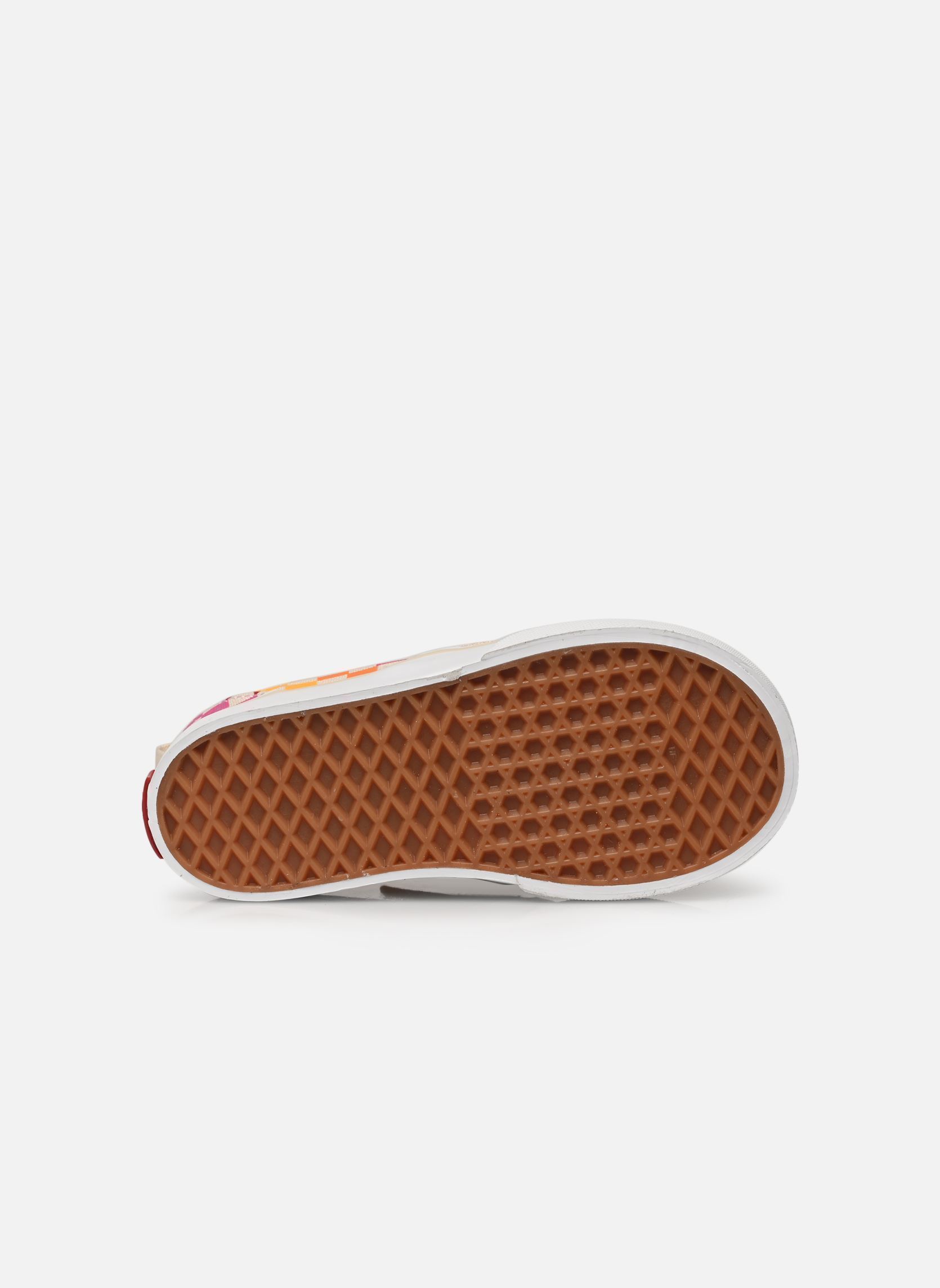 Sneaker Slip-On V mehrfarbig Vans Sneaker Slip-On V mehrfarbig RETRO RAINBOW CHECKERBOARD
