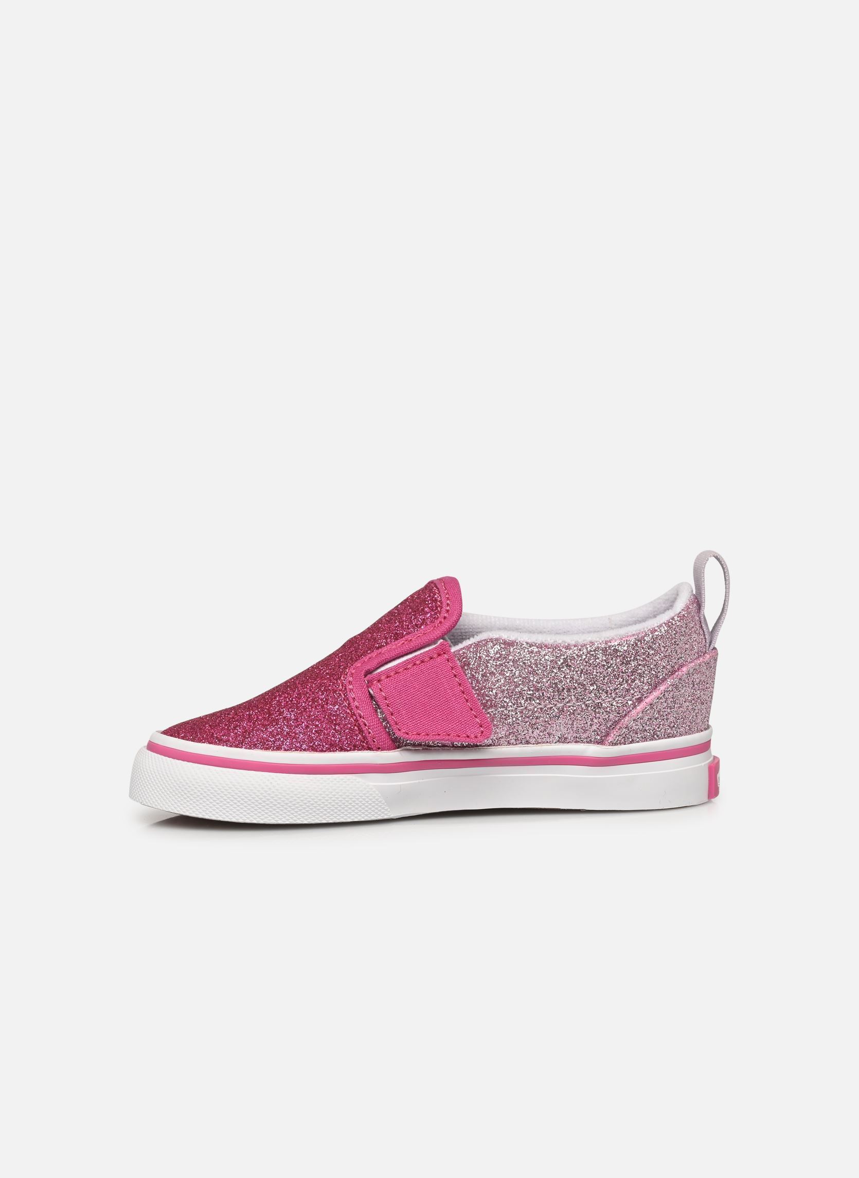 Baskets Slip-On V rose Vans Baskets Slip-On V rose GLITTER RASPBERRY ROSE