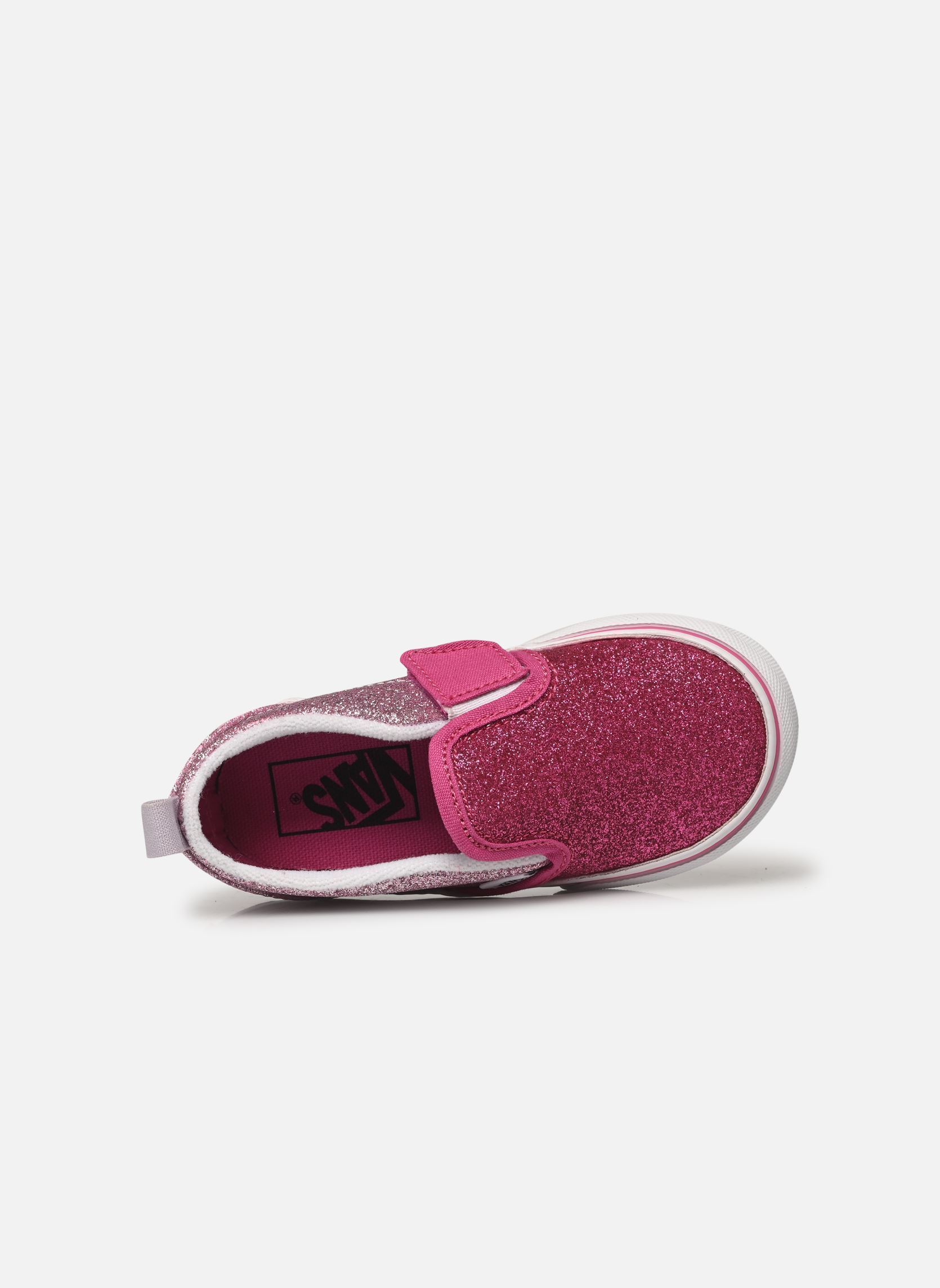 Baskets Slip-On V rose Vans Baskets Slip-On V rose GLITTER RASPBERRY ROSE