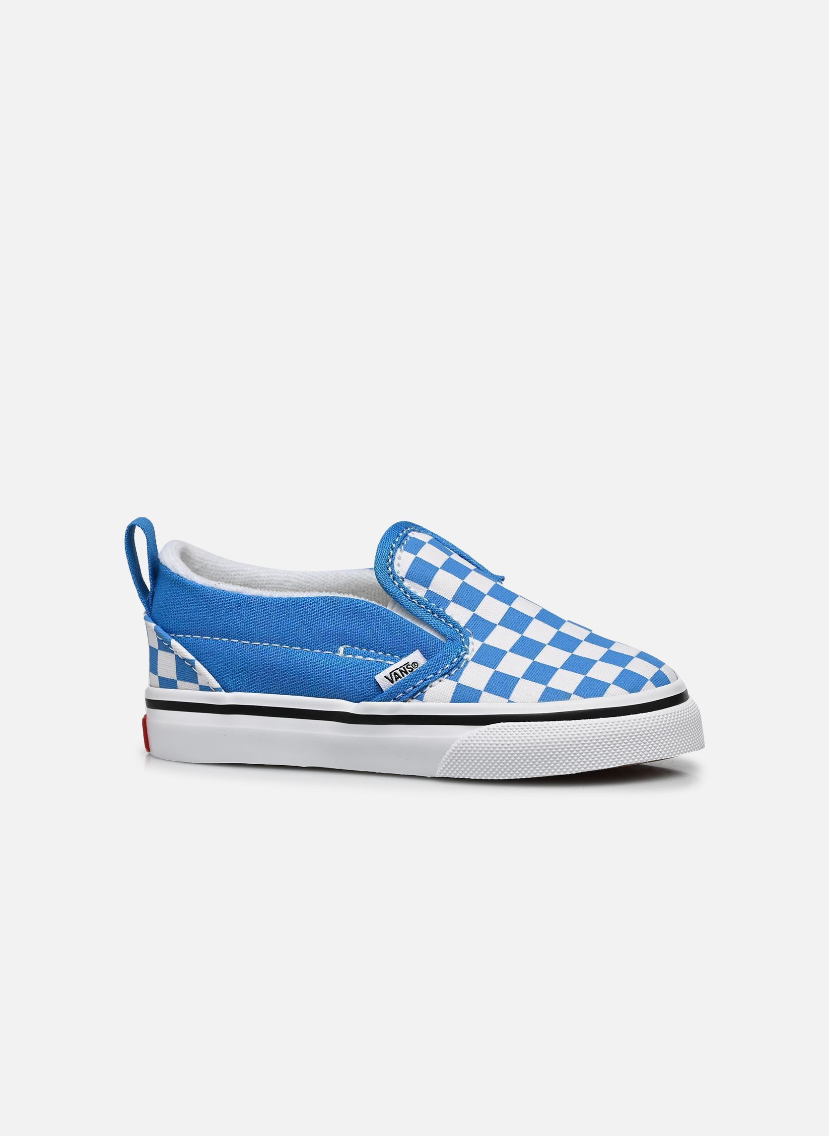 Baskets Slip-On V garçon bleu Vans Baskets Slip-On V garçon bleu FNM - COLOR THEORY CHECKERBOAR