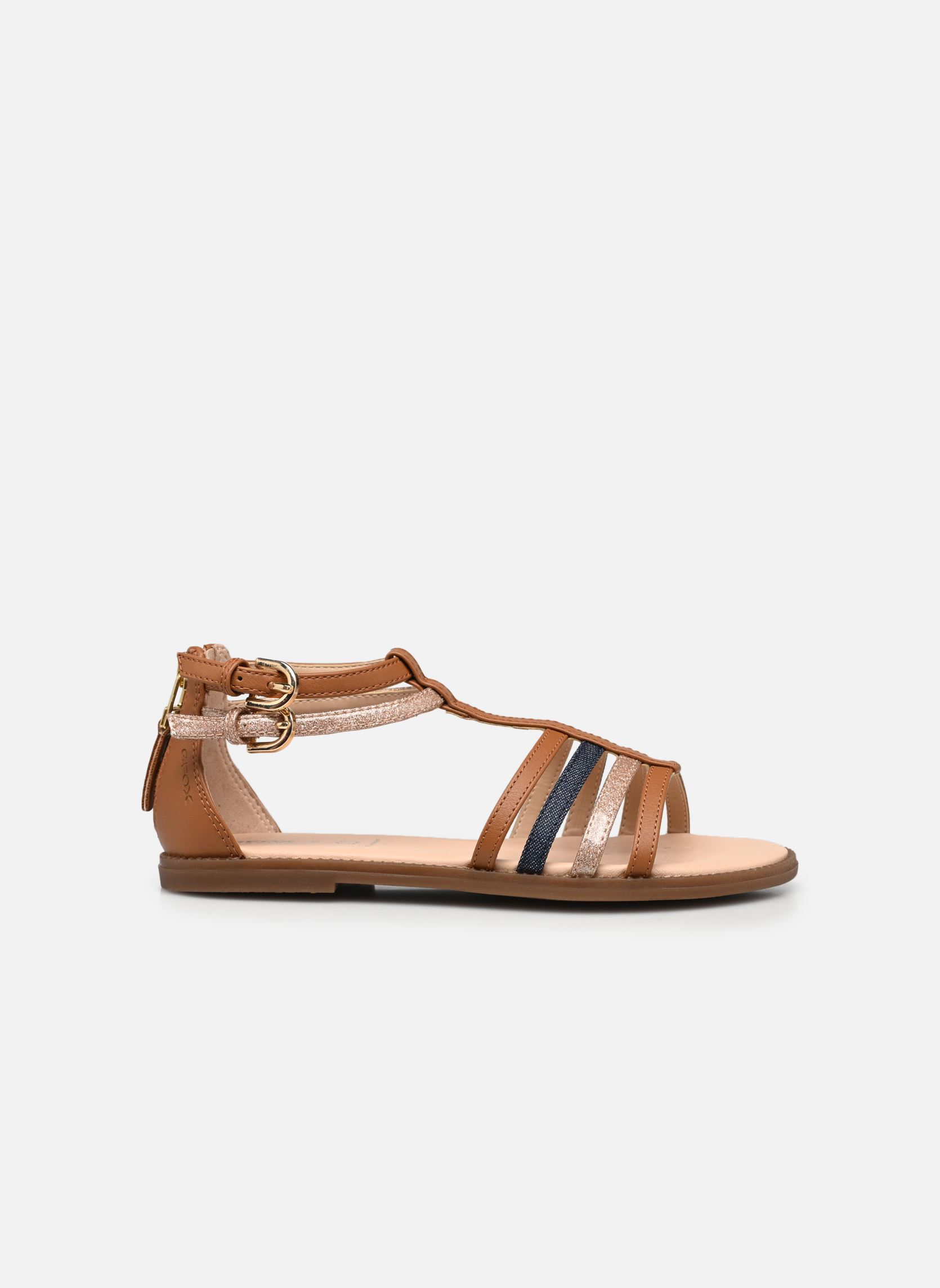 Sandales J Sandal Karly Girl J7235D fille marron Geox Sandales J Sandal Karly Girl J7235D fille marron Cognac/Avio