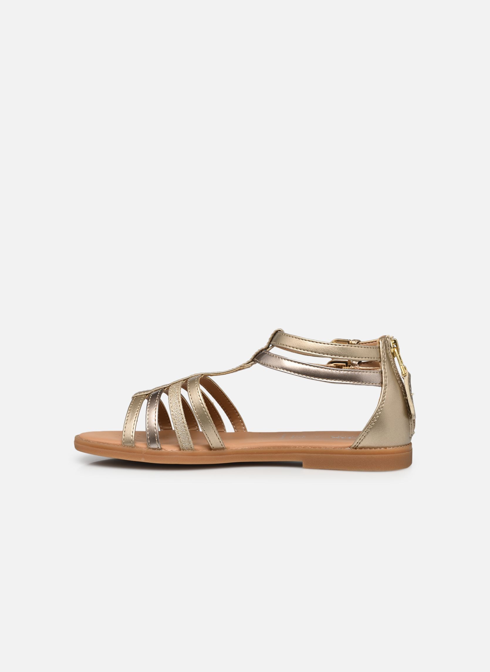 Sandali J Sandal Karly Girl J7235D bambina oro e bronzo Geox Sandali J Sandal Karly Girl J7235D bambina oro e bronzo Platine